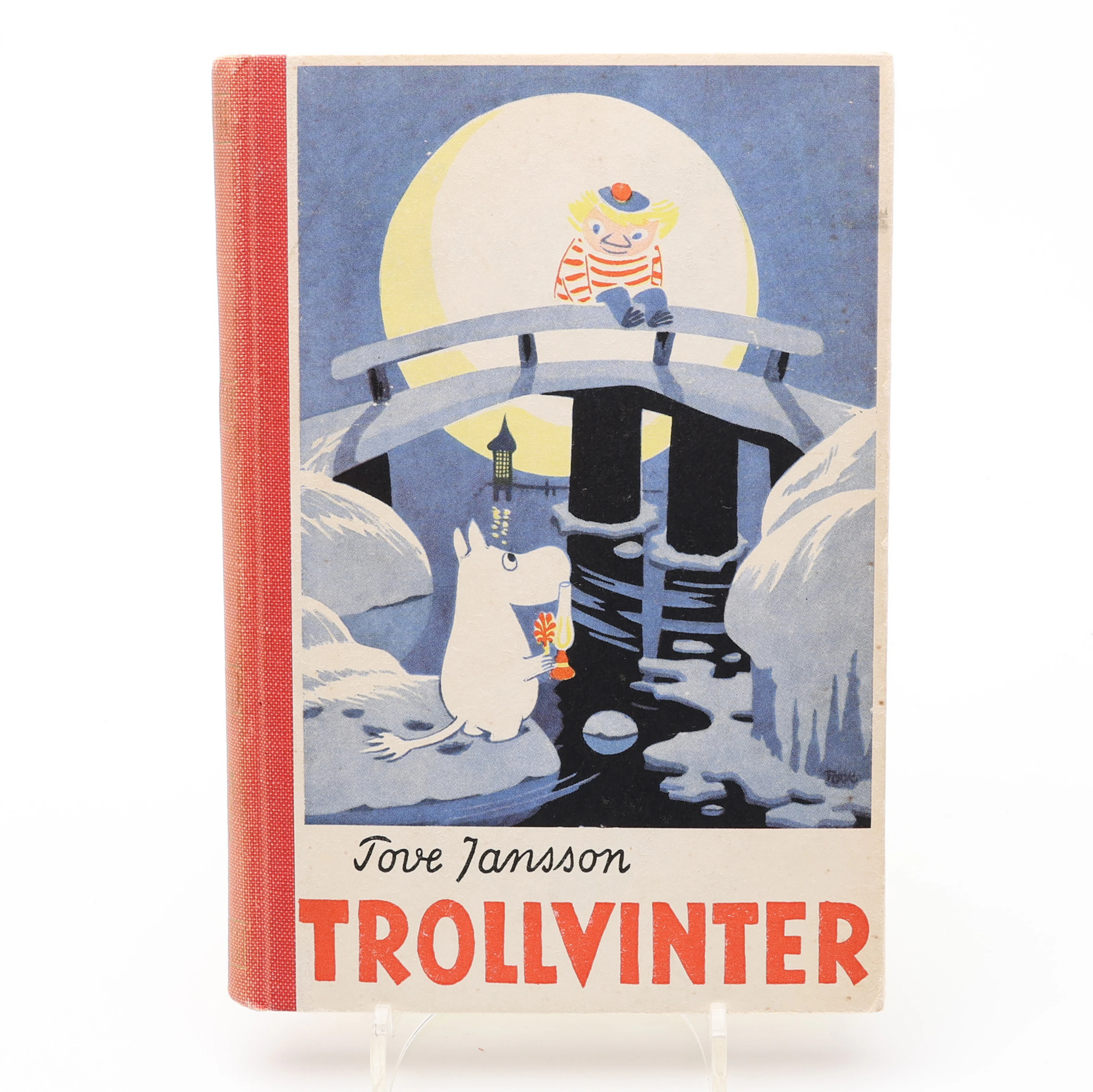 MUMINTROLLEN. FINT EXEMPLAR AV TOVE JANSSONS TROLLVINTER I ORIGINALUPPLAGAN