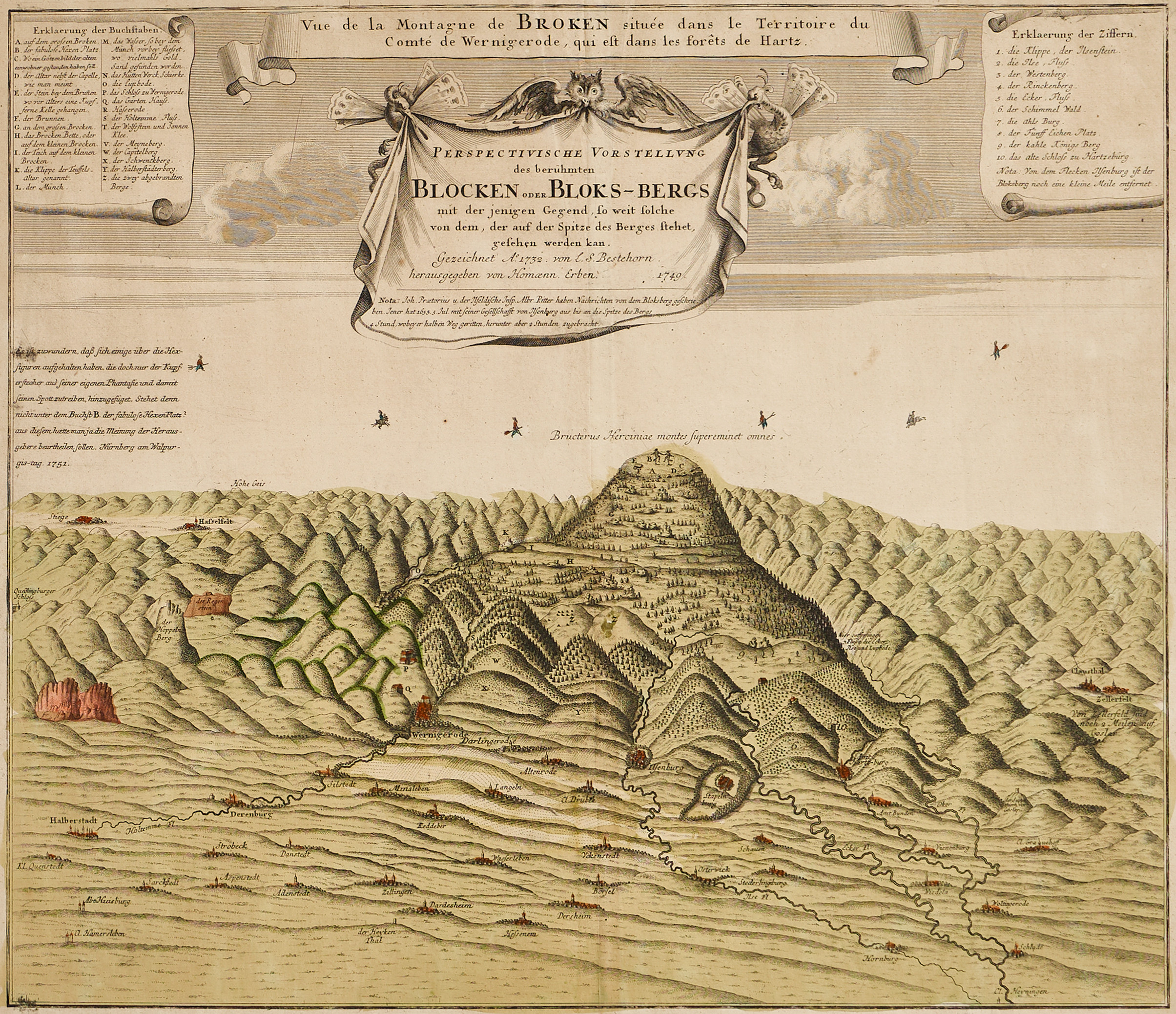 HOMANN (HEIRS), Perspectivische Vorstellung des berühmten Blocken