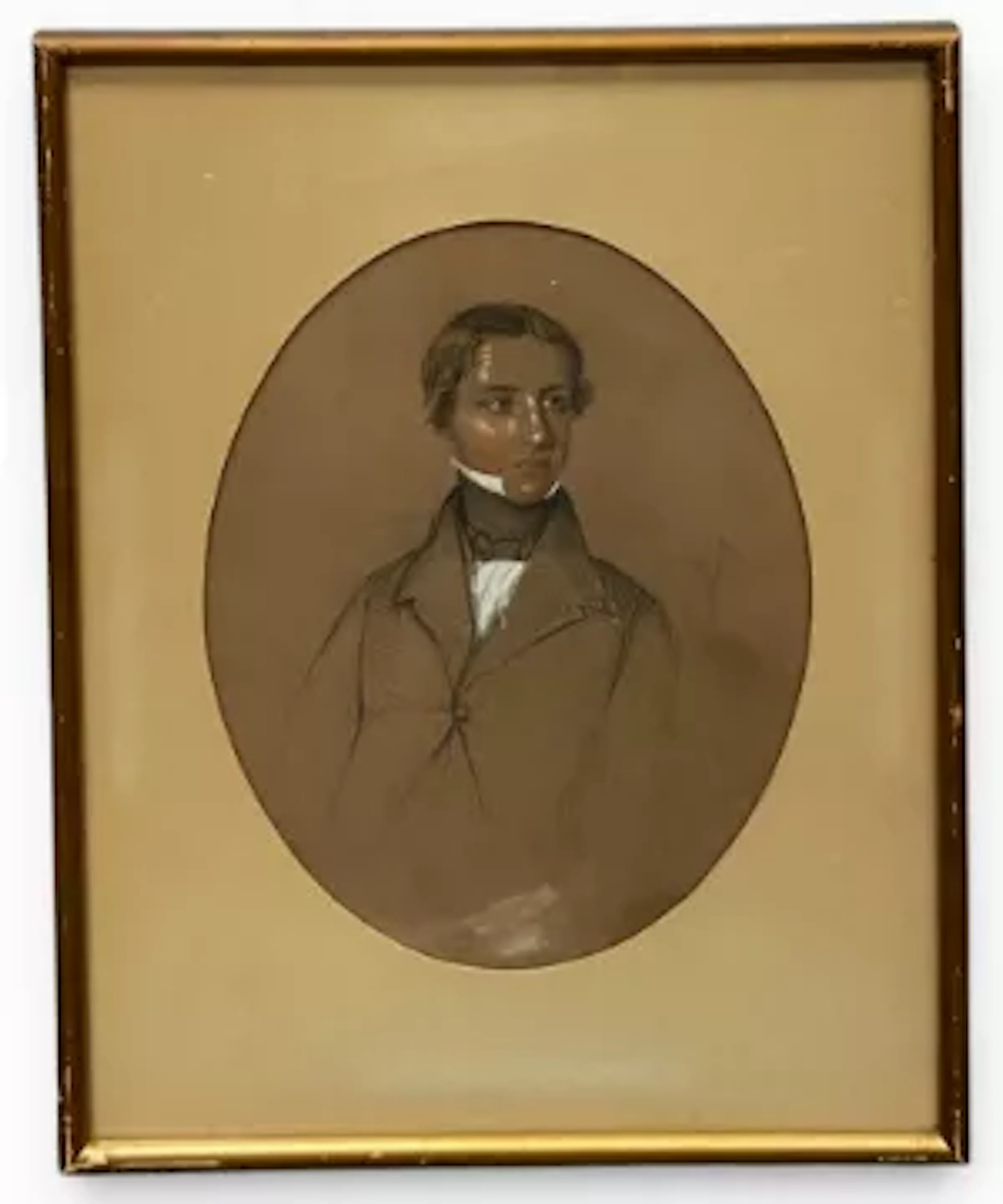 Jane Austen interest: An early 19th century charcoal and chalk portrait