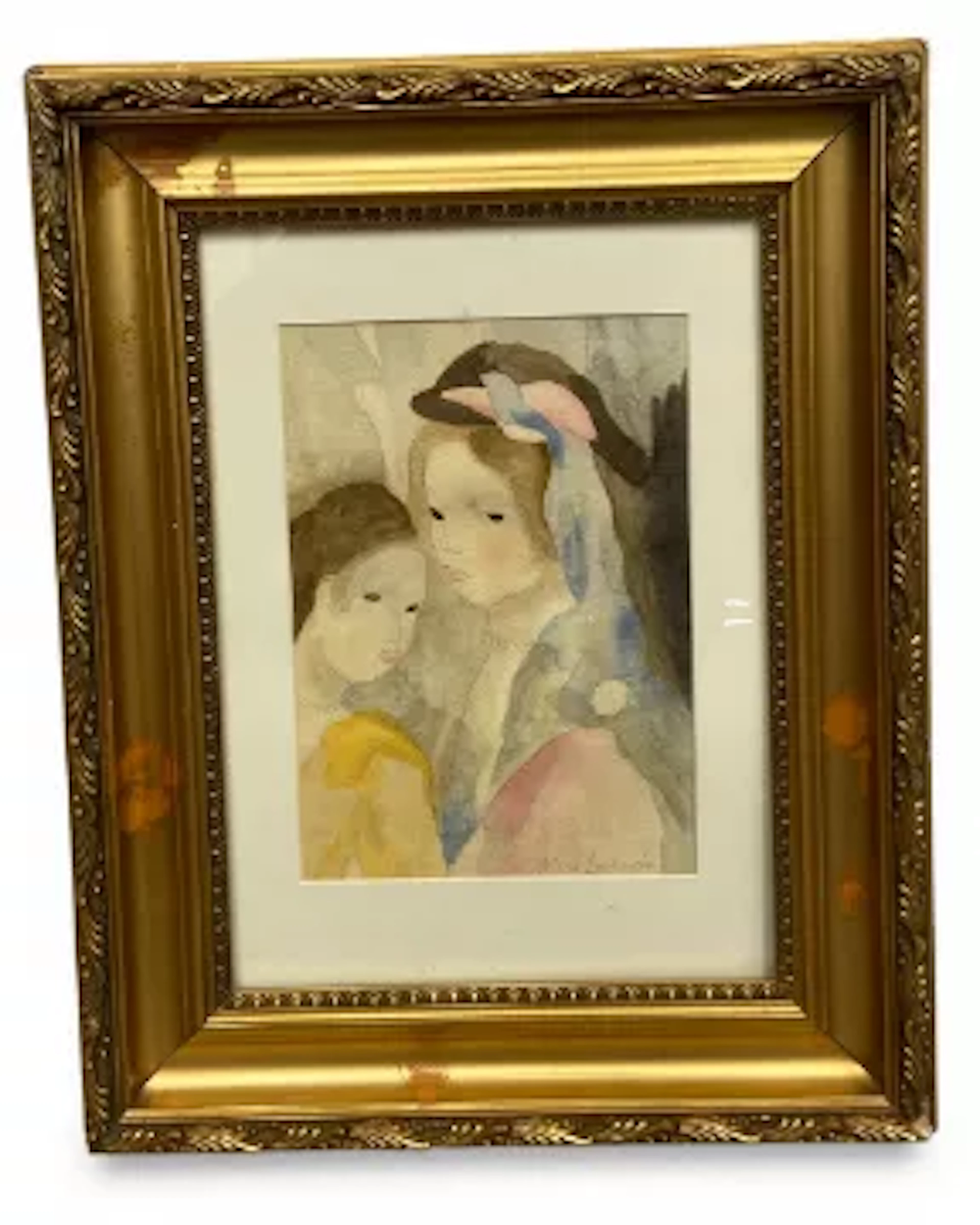 After Marie Laurencin (1883-1956), a 20th century pencil and watercolour