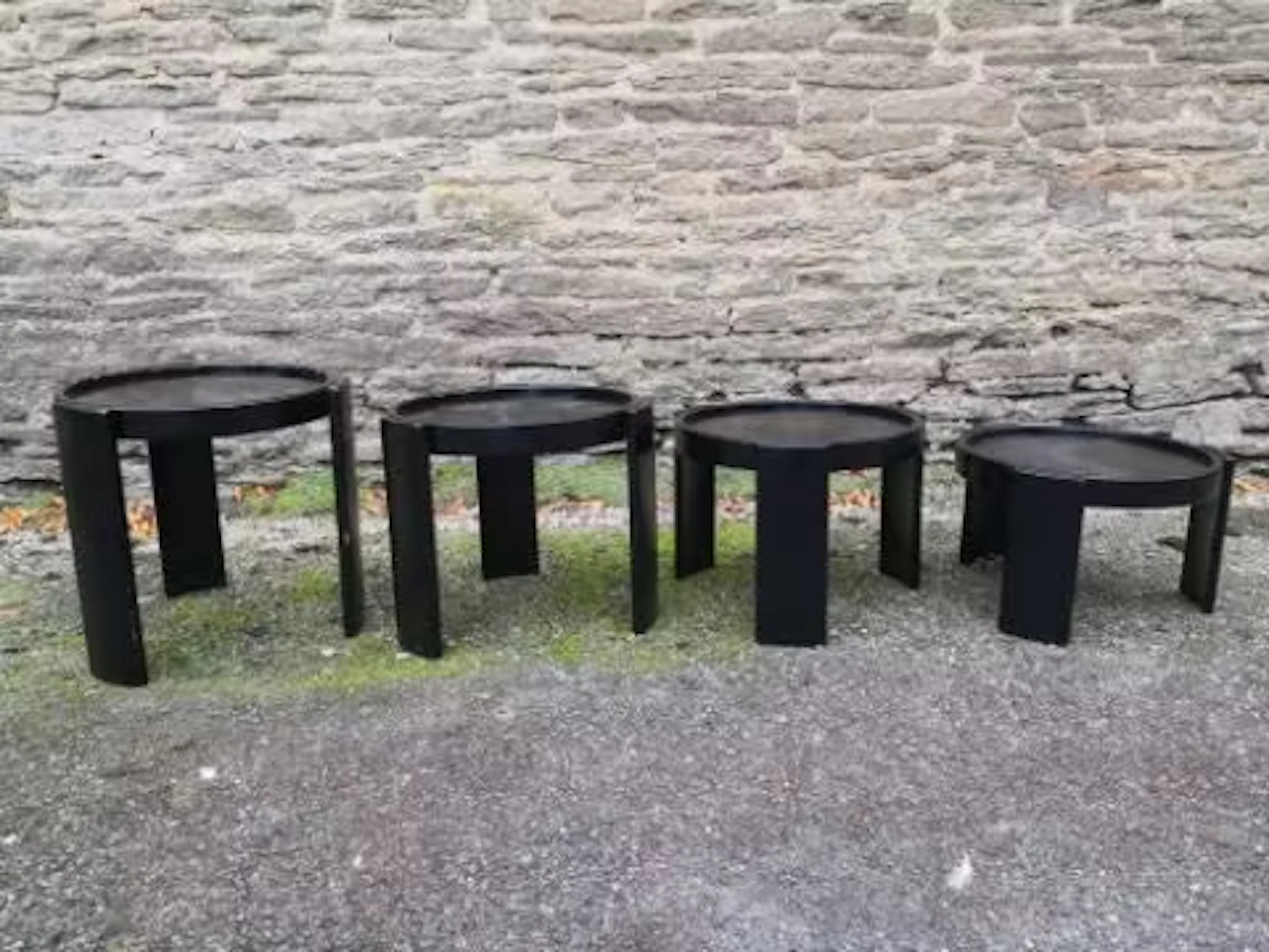 Gianfranco Frattini for Cassina, a model 780 nest of tables, 1960's