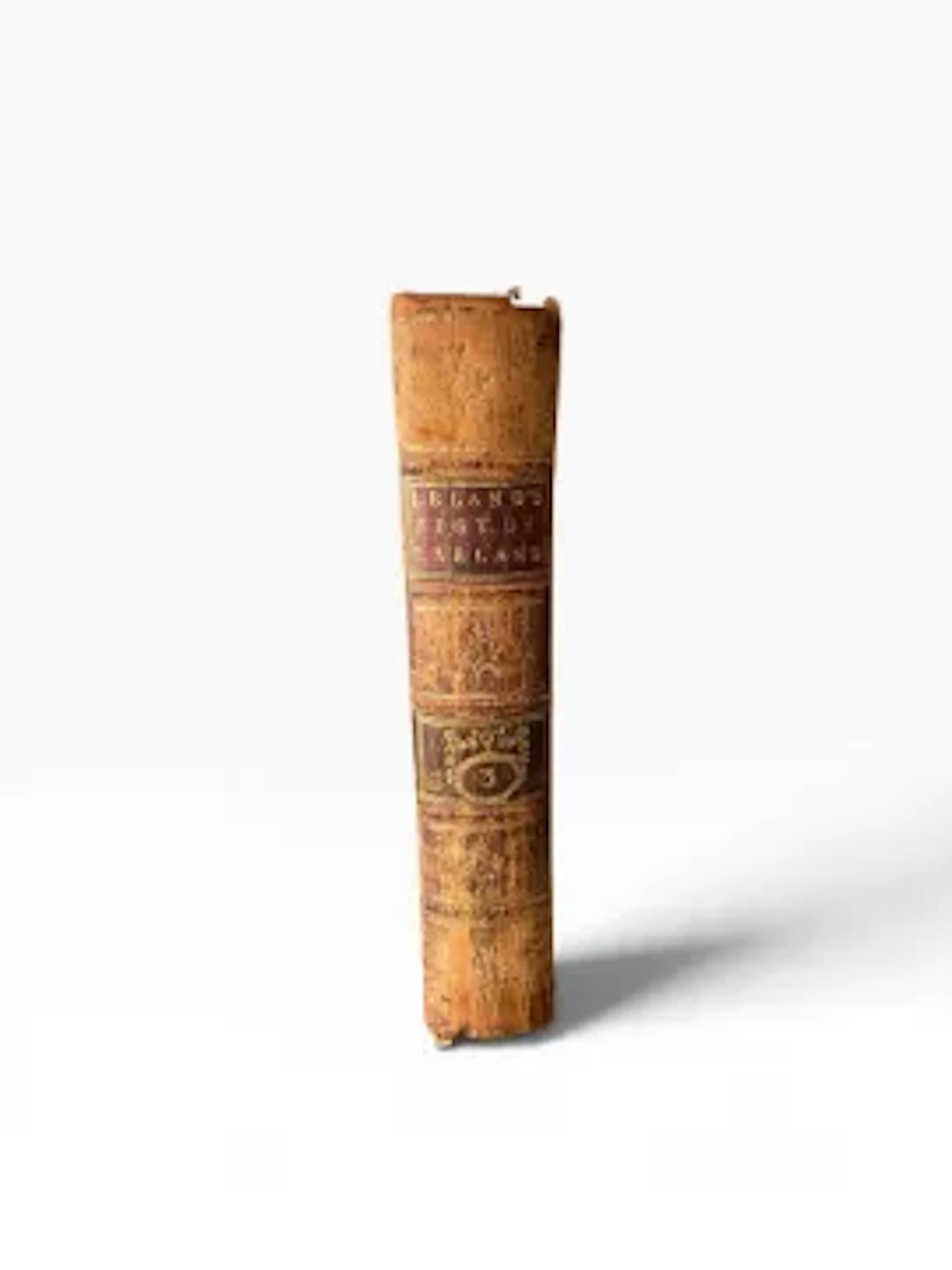 Thomas Leland, History of Ireland, 1776, Vol 3, full bound with ribbed