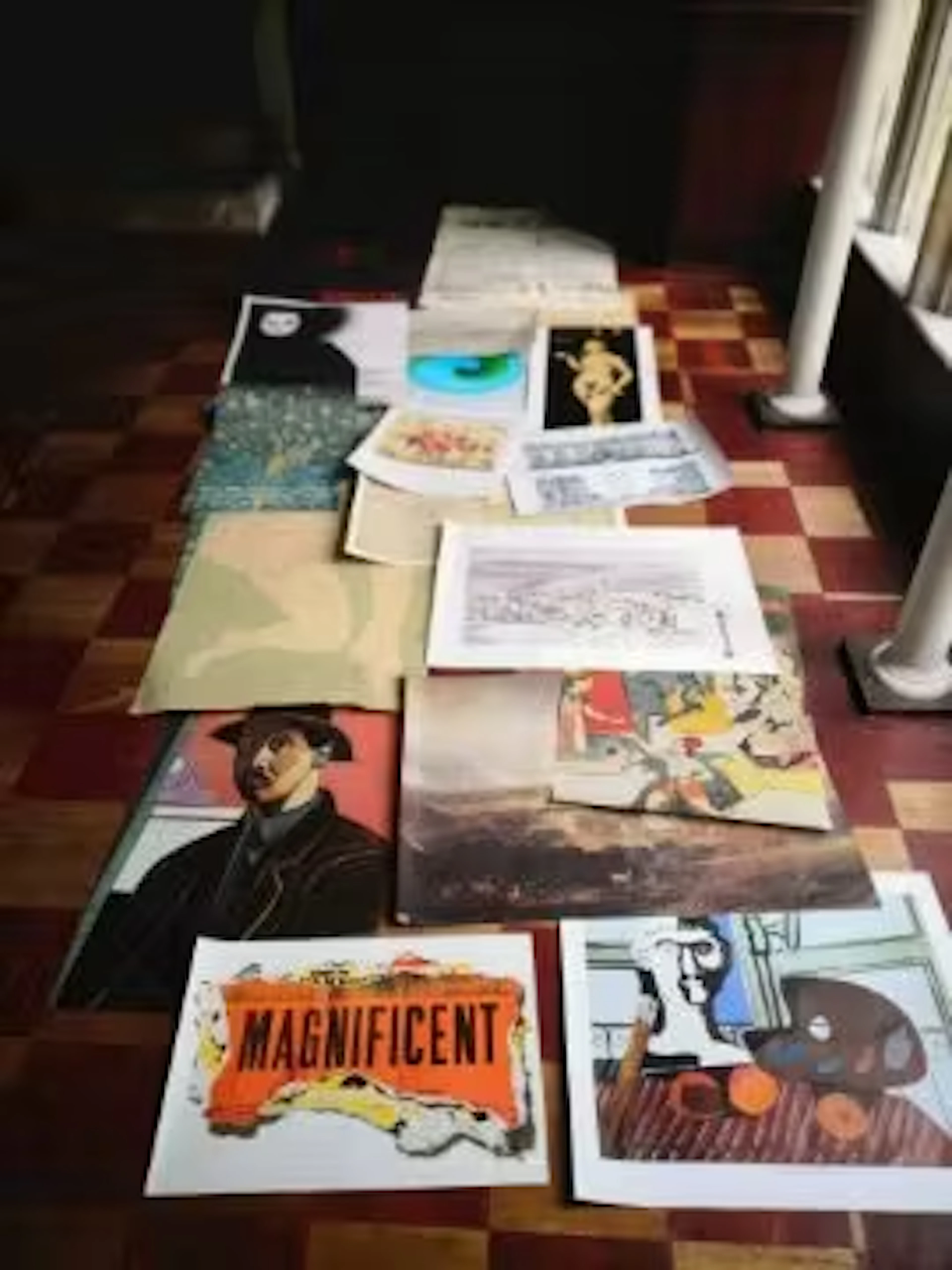 A collection of vintage and later posters to include Steinberg The