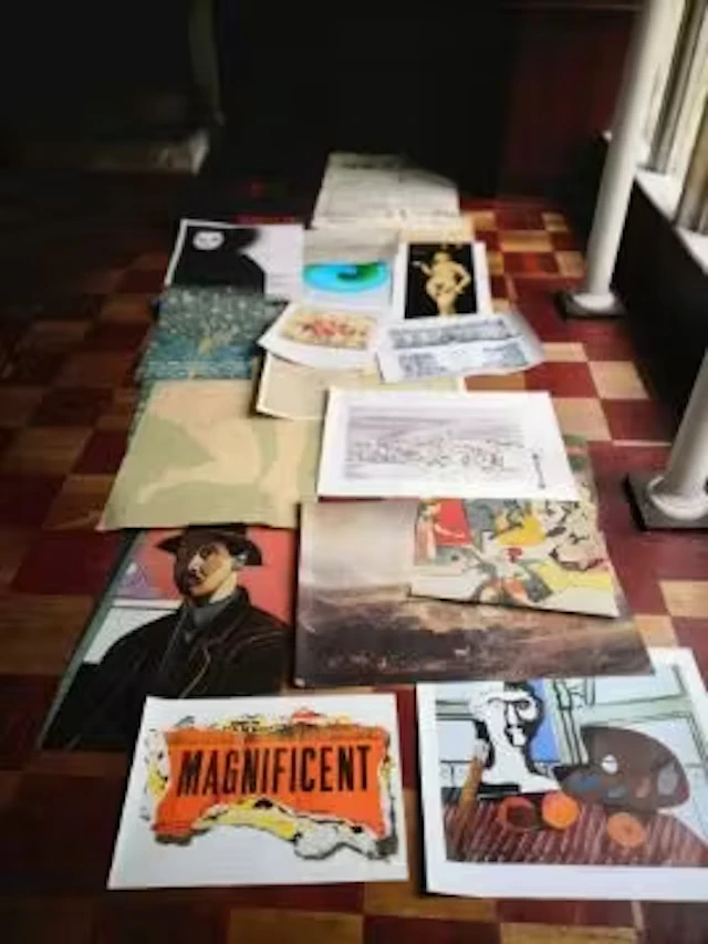 A collection of vintage and later posters to include Steinberg The