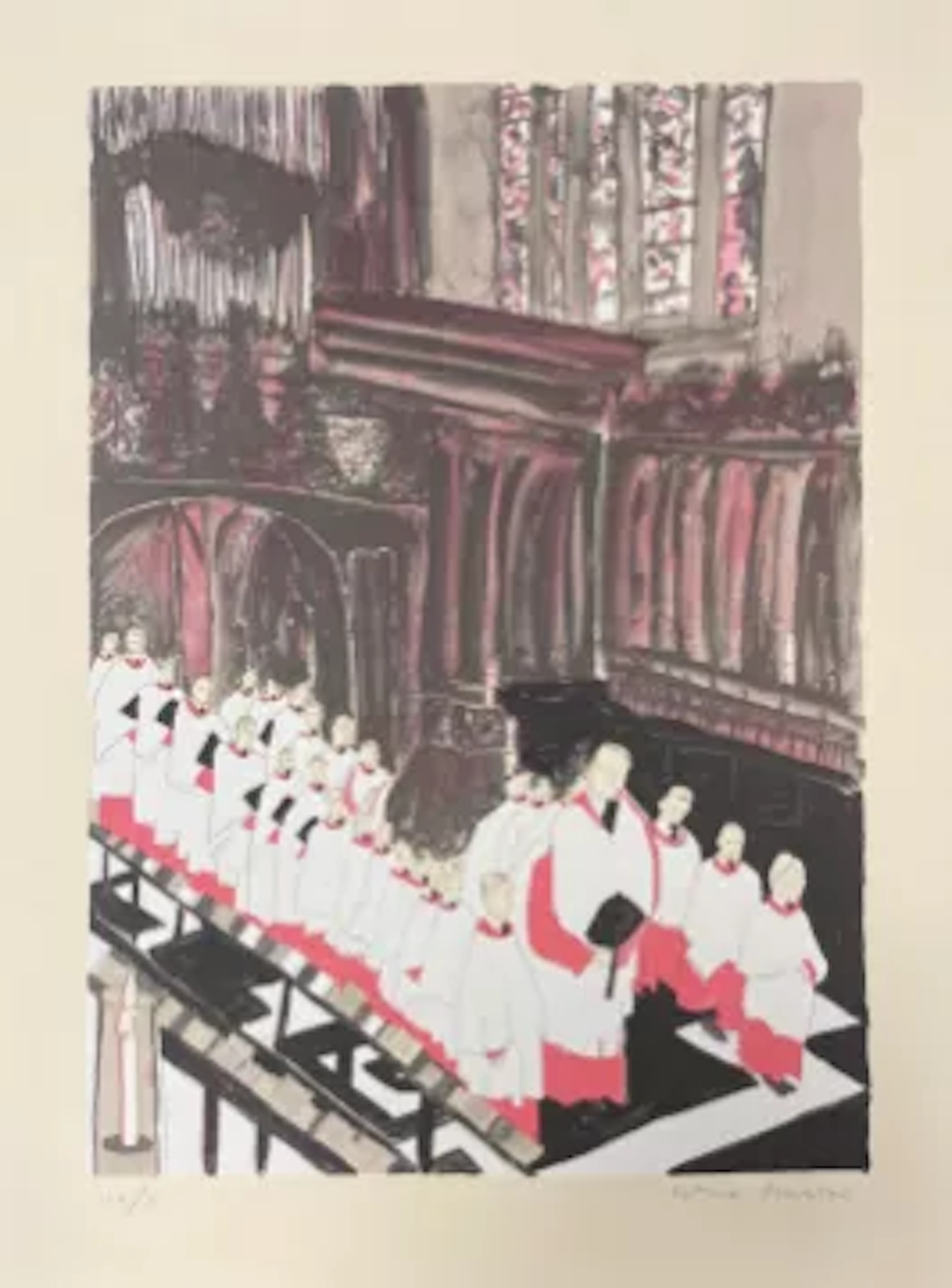 Patrick Procktor RA (1936-2003), a contemporary artist's proof silkscreen