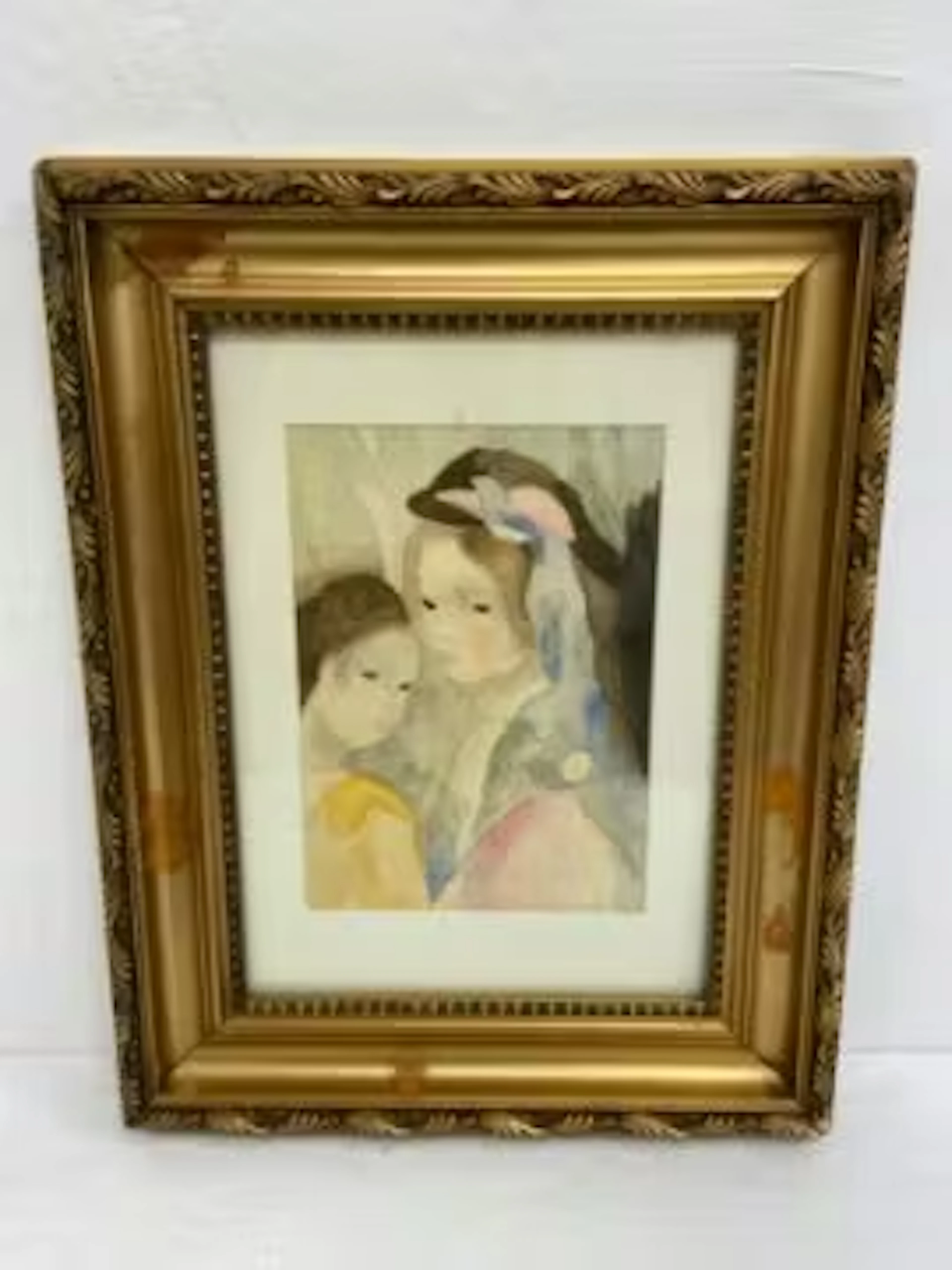 After Marie Laurencin (1883-1956), a 20th century pencil and watercolour