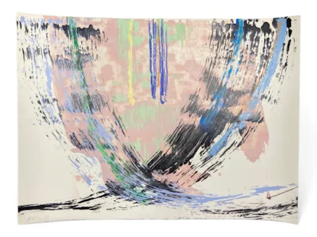 James Adley (1931-2015), a contemporary abstract mixed media painting