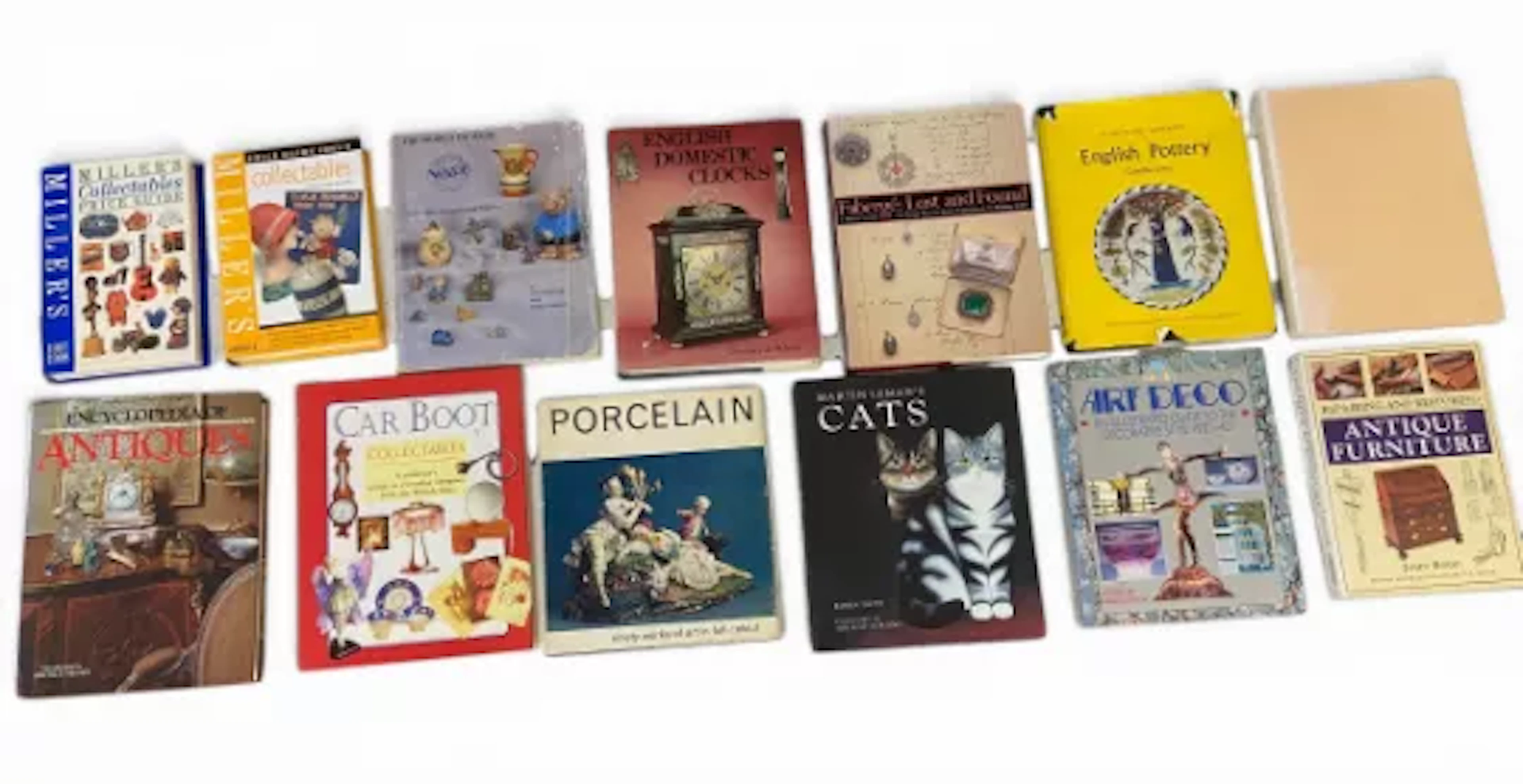 A mixed lot of antiques and other reference books to include English