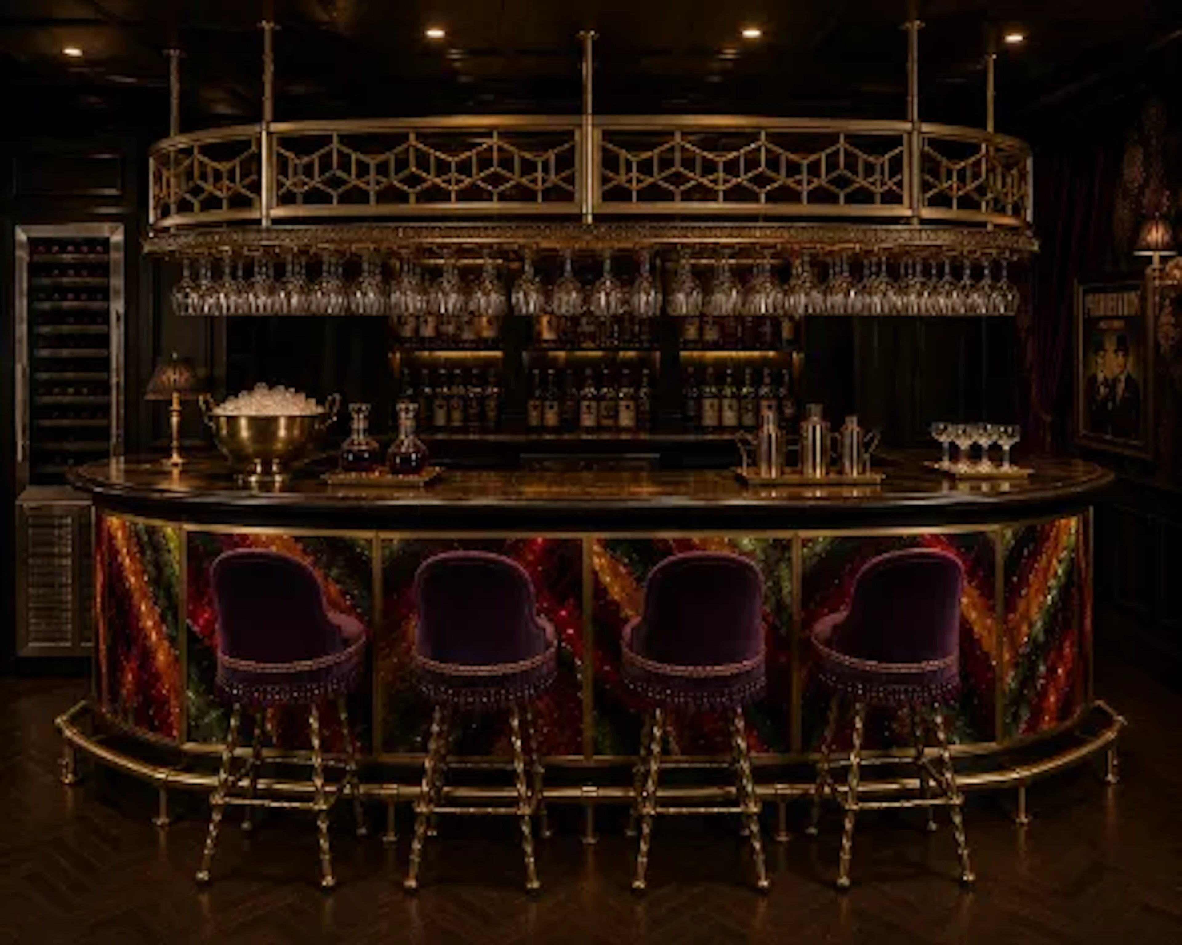 A contemporary bespoke 1920s American prohibition style speakeasy
