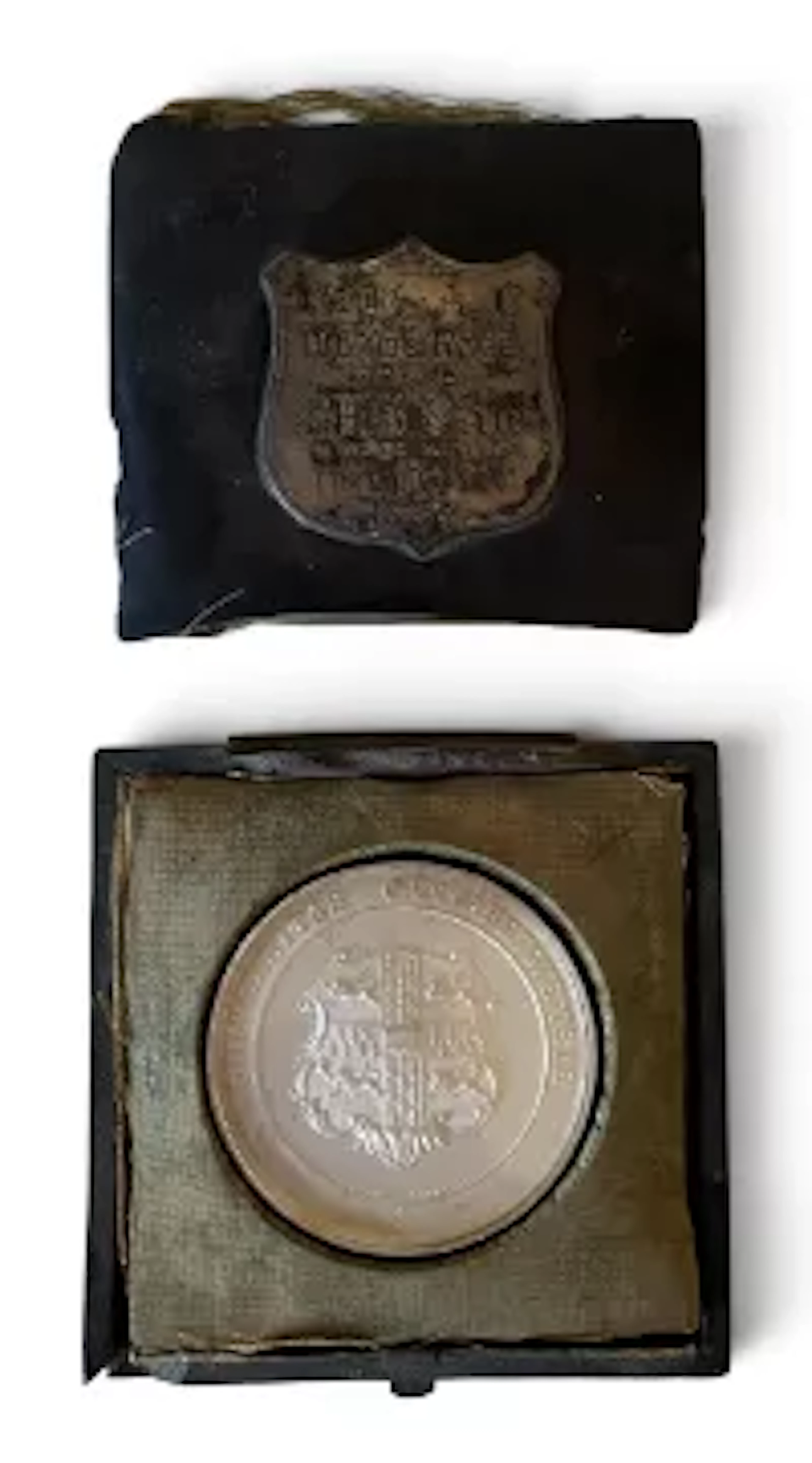 A late 19th century frosted silver Cambridge University athletics
