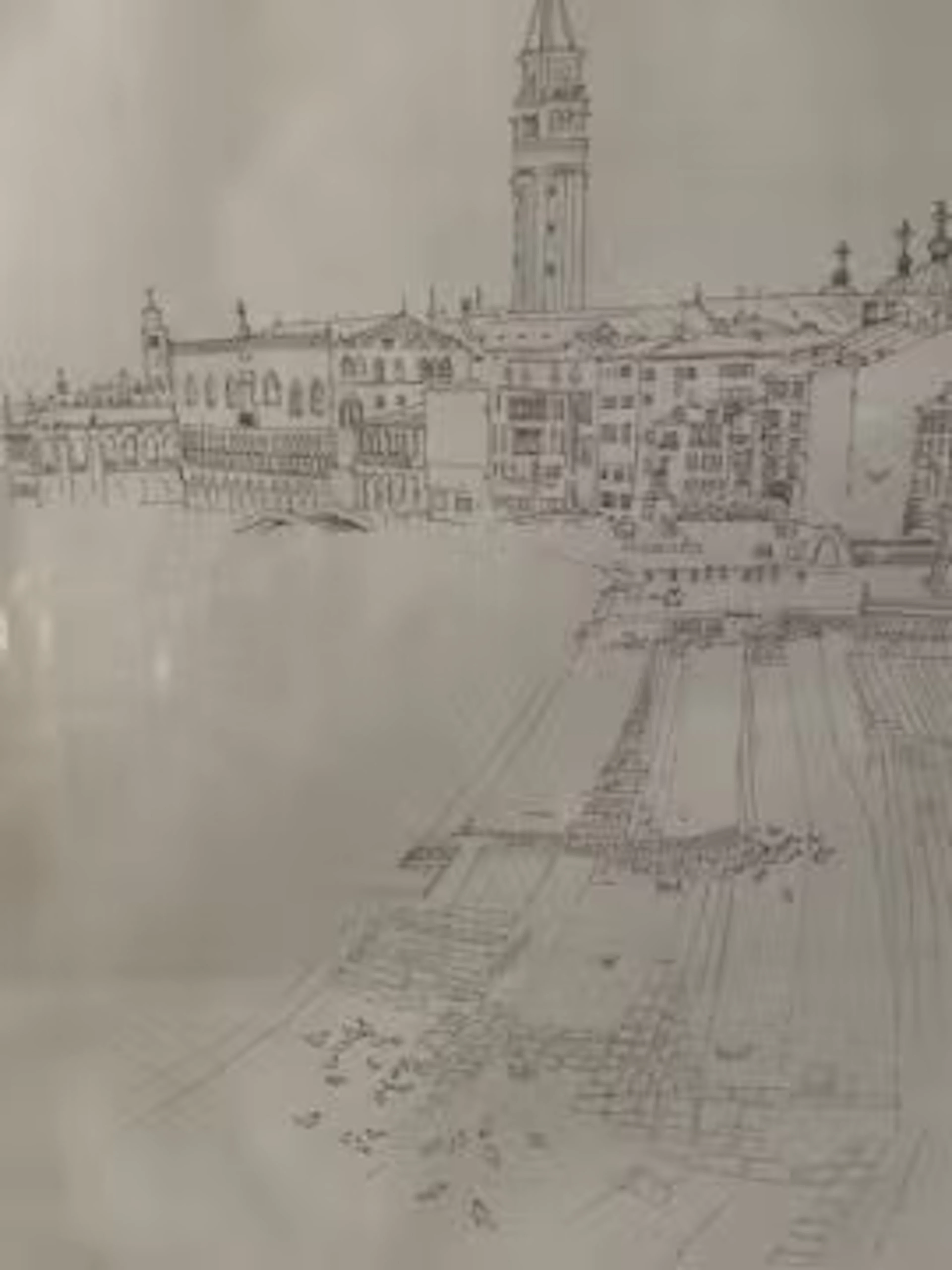 Sigmund Pollitzer (1913-1982), a 20th century pen drawing, Continental