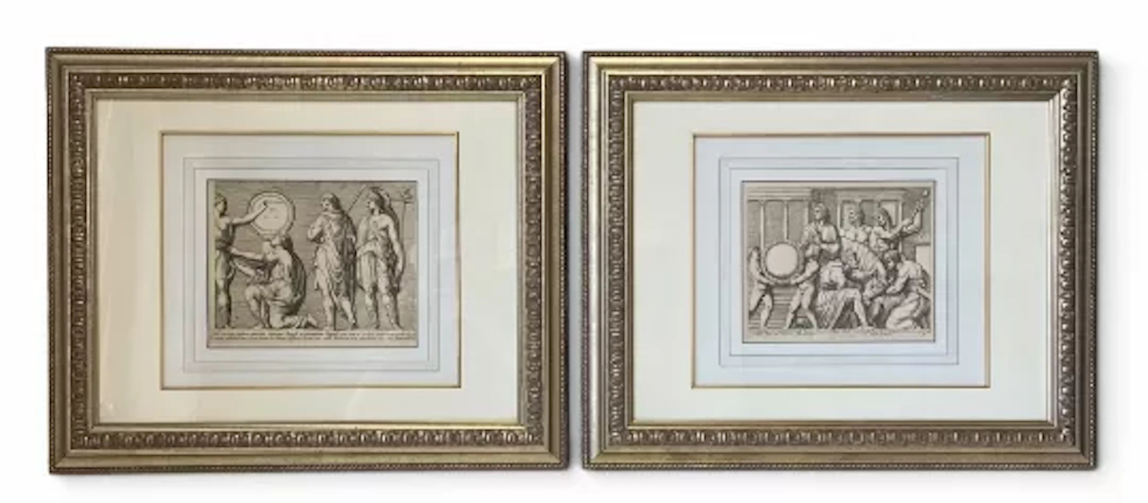 François Perrier (1590–1650), a pair of possibly 17th century Roman