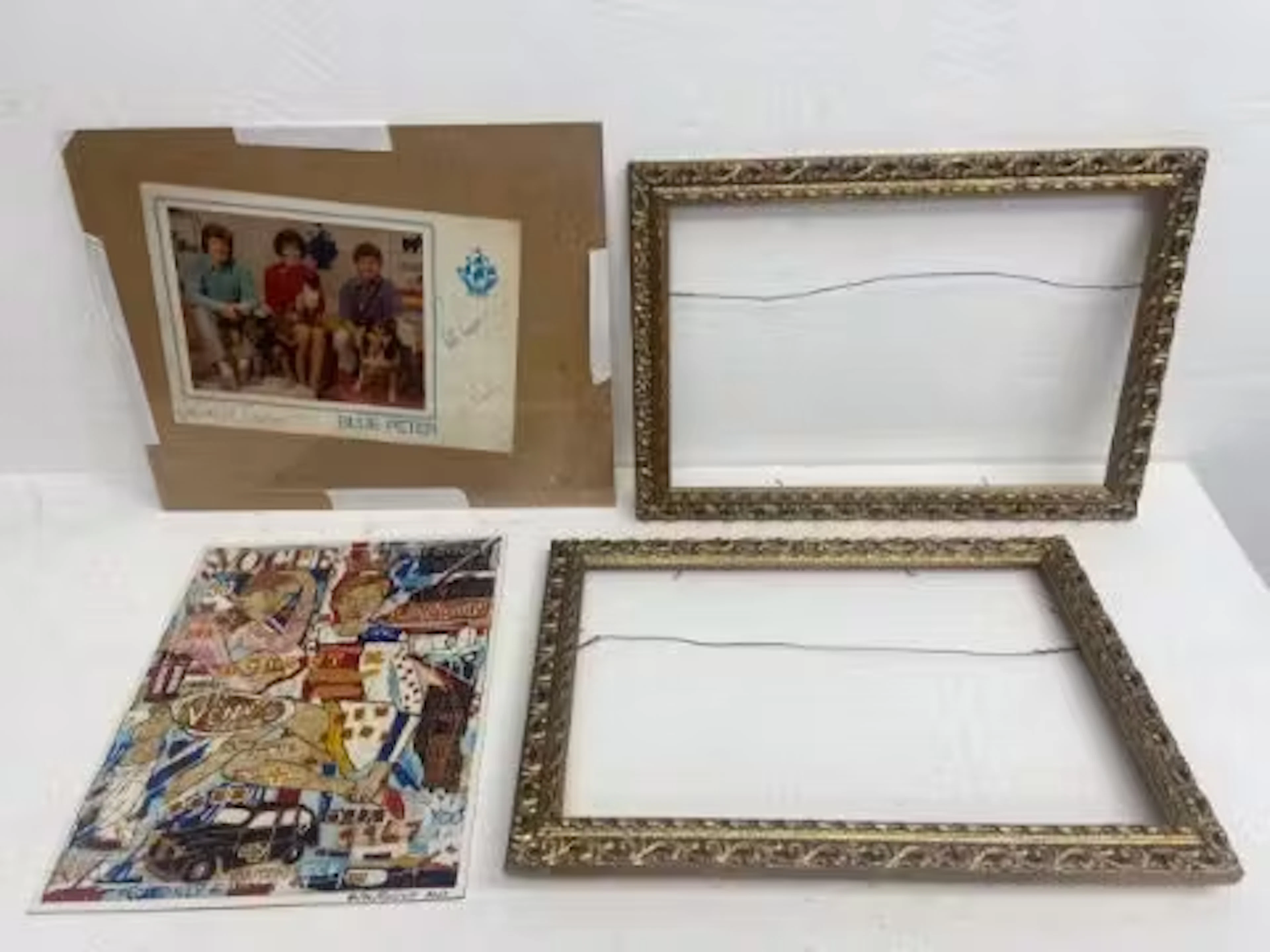 A framed 1970's Blue Peter photograph signed by Valerie Singleton