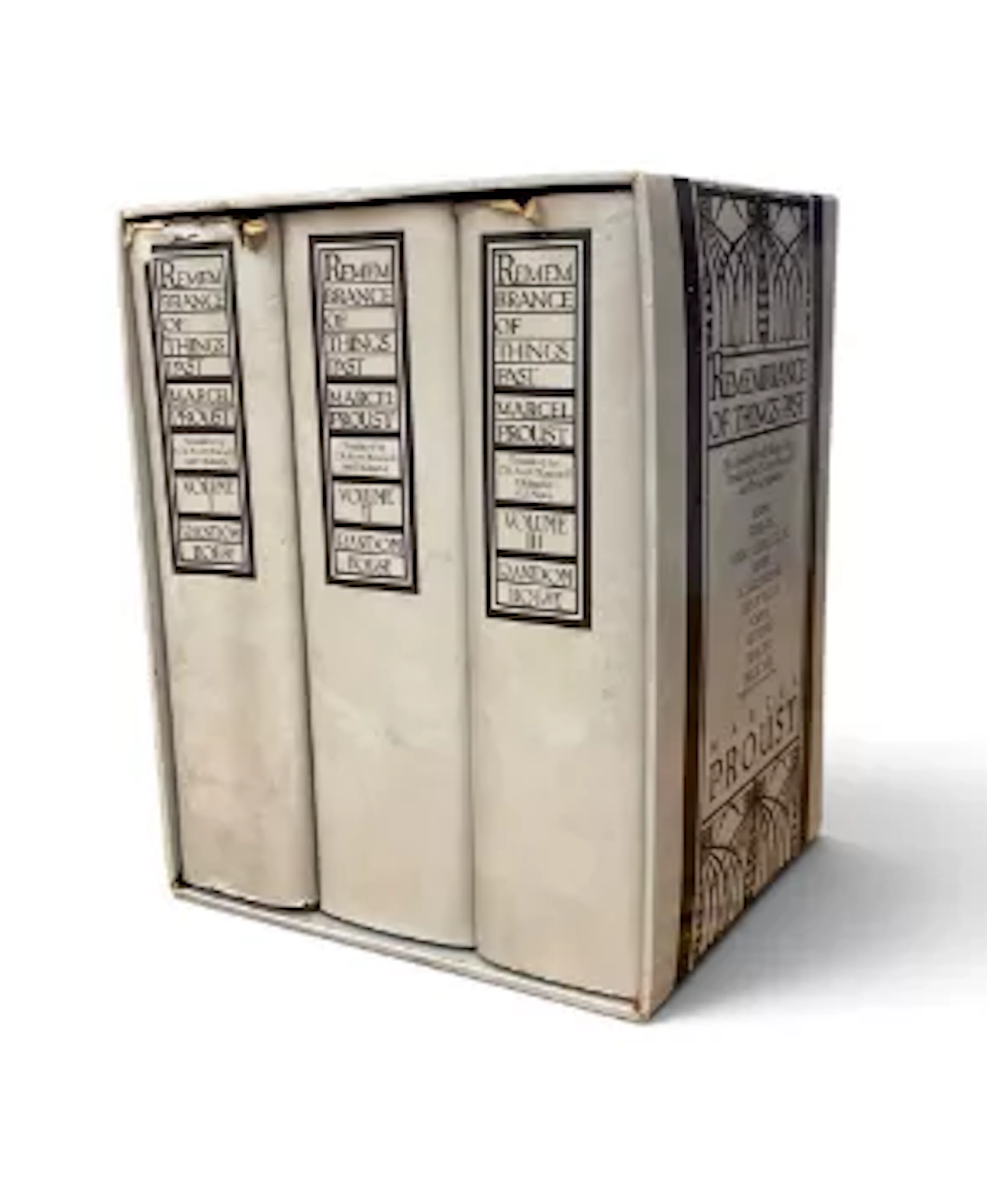 Marcel Proust, Rememberance of Things Past, three volume box set