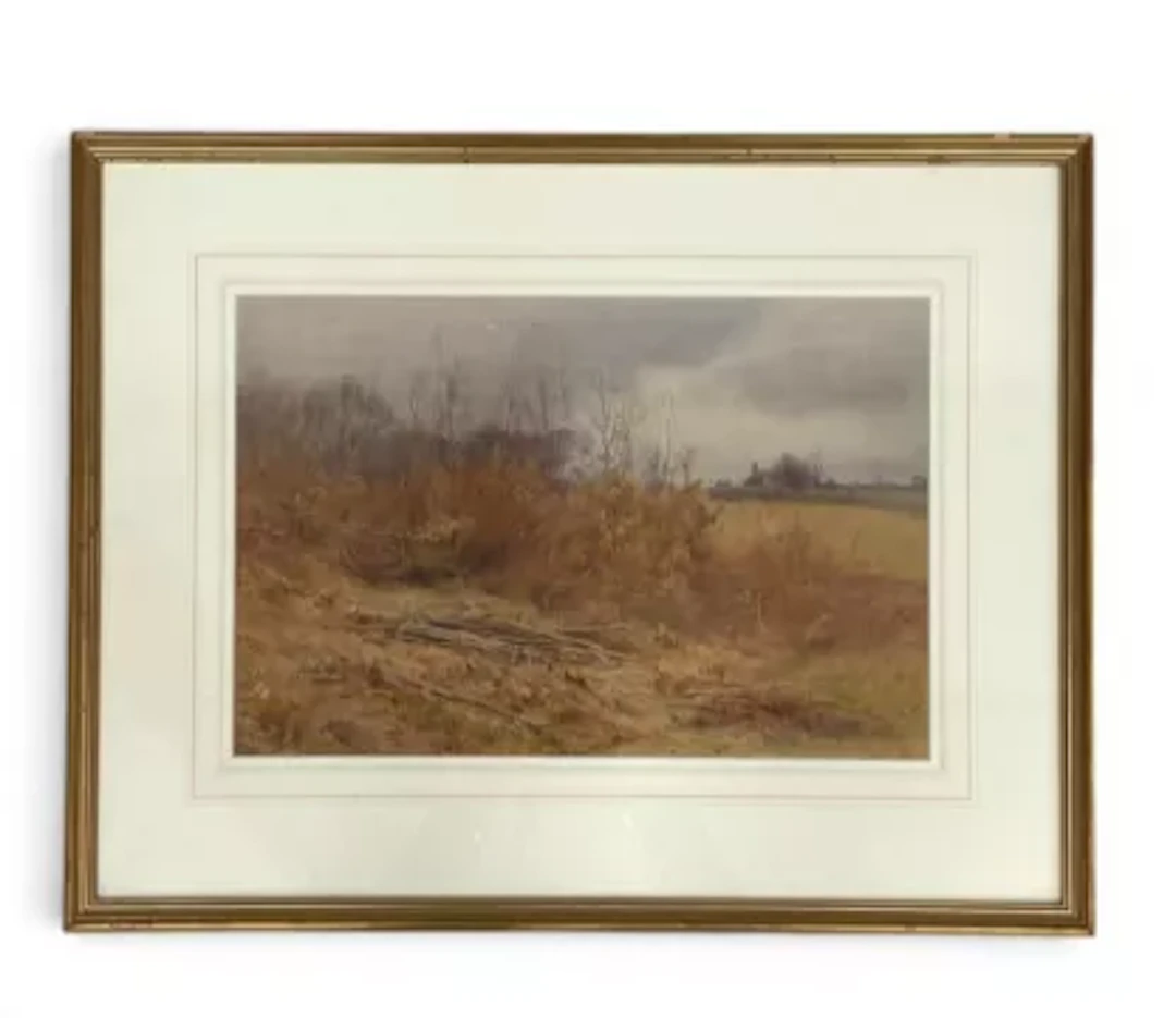 A late 19th century framed and glazed watercolour, English school