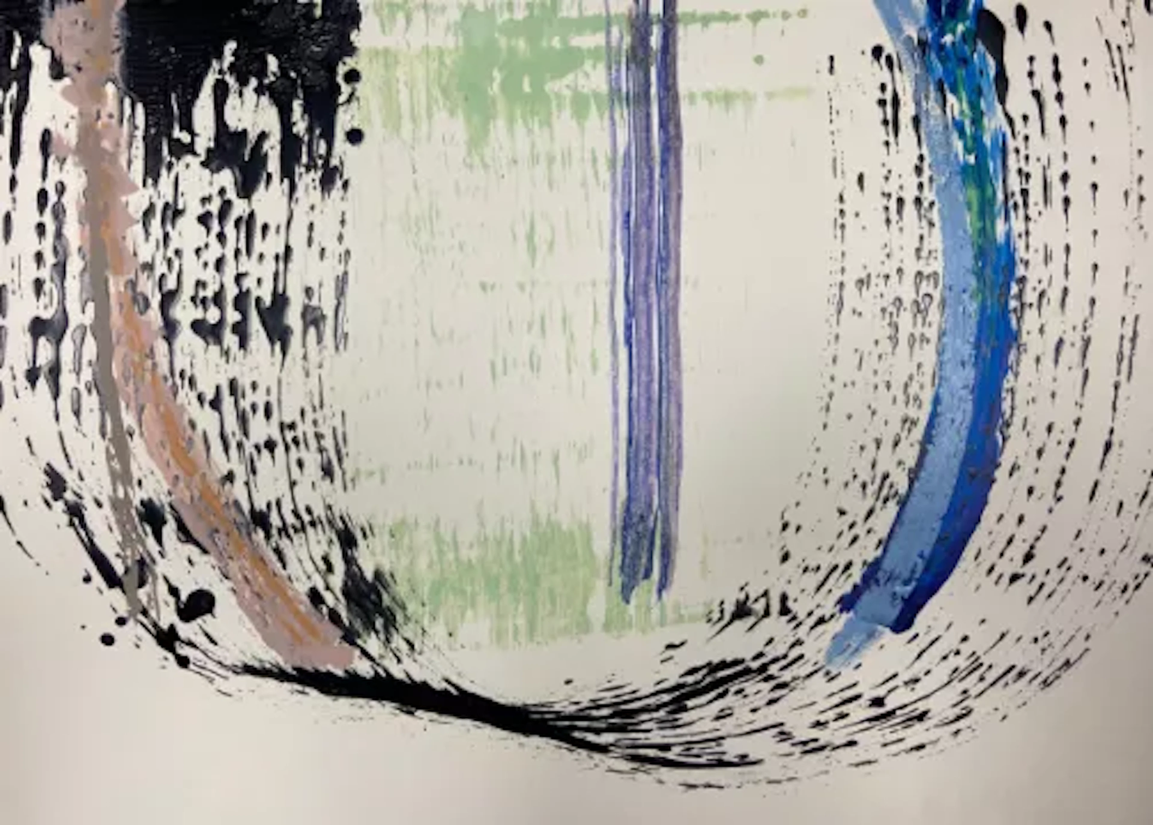 James Adley (1931-2015), a contemporary abstract mixed media painting