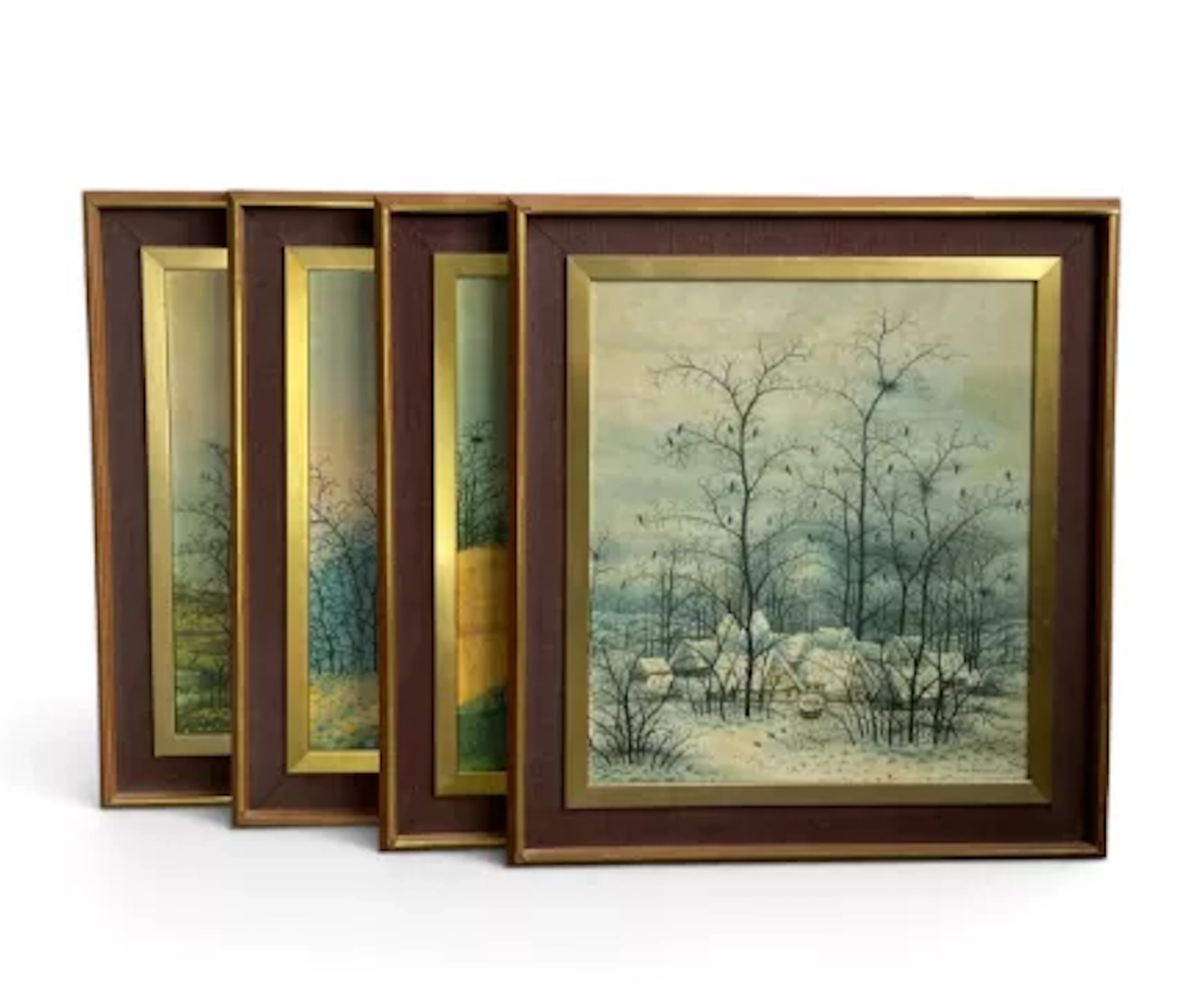 Ivan Lacković Croata, (1932-2004), a set of four prints depicting