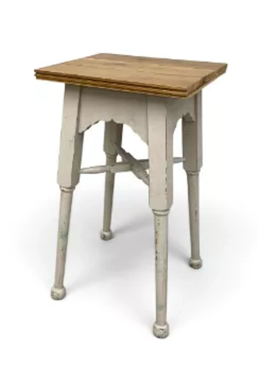 A 19th century painted lamp or occasional table. H.72 x W.42 x D.36cm