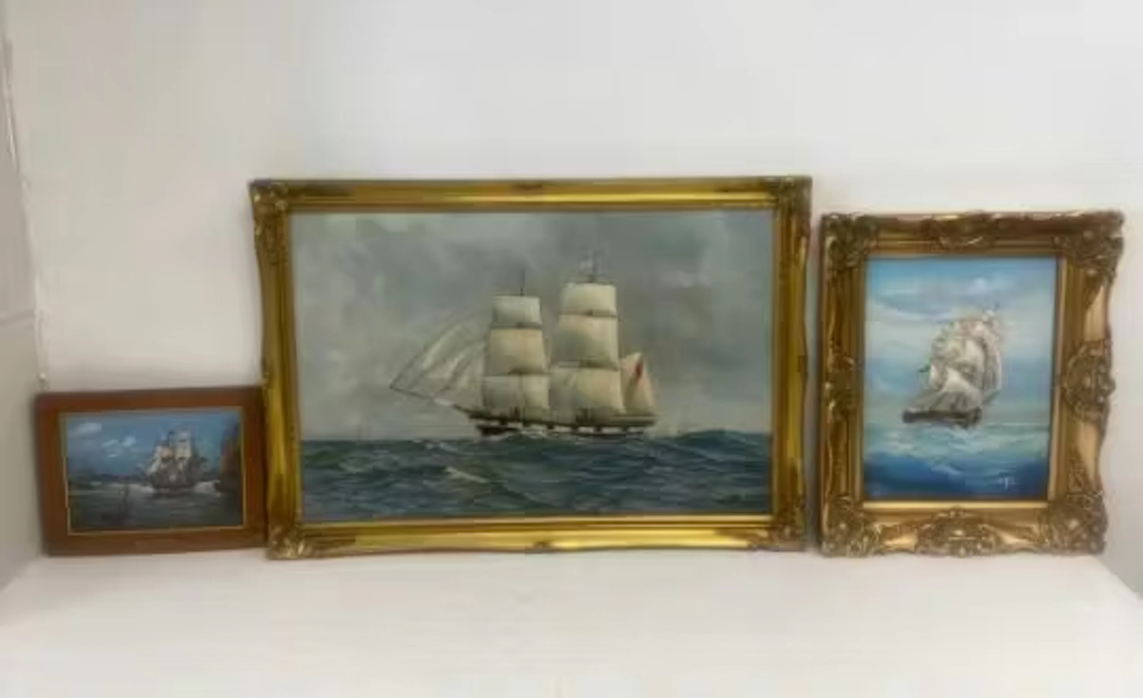 A vintage print on Franklin porcelain panel after the original painting