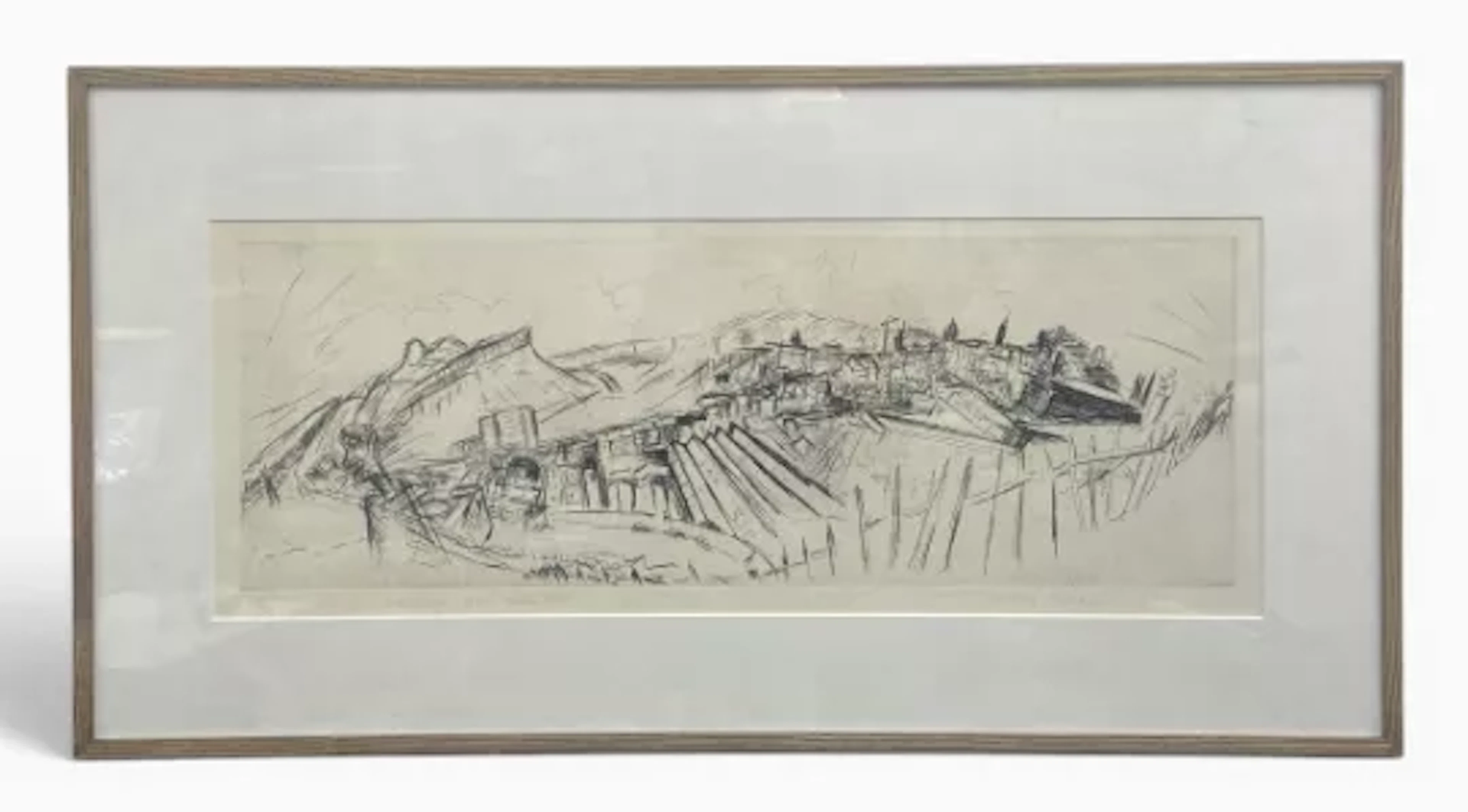 Timothy Hyman (b.1946), a contemporary limited edition etching titled