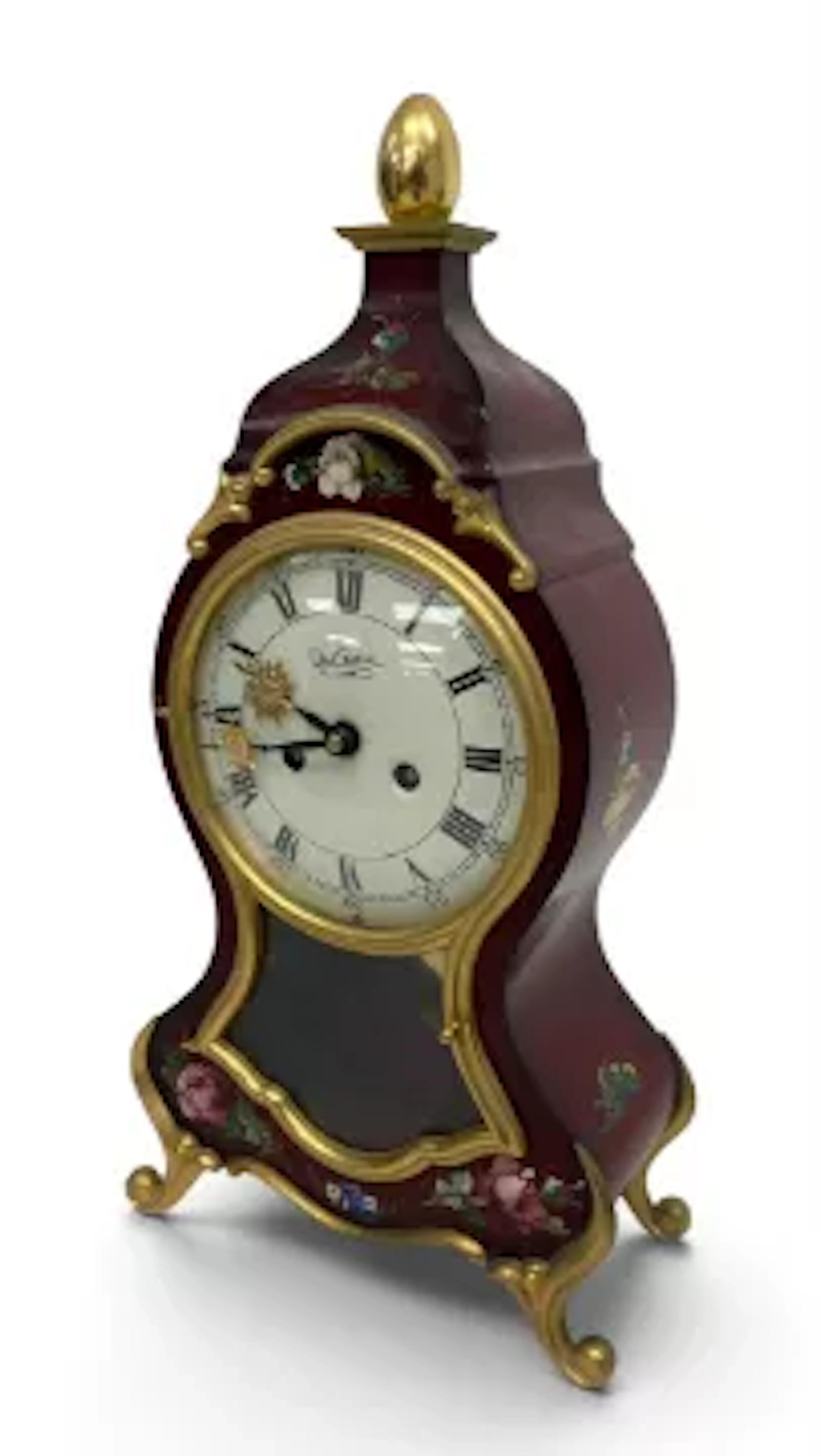 A late 20th century 'Du Chateau' bracket clock, with ormolu mounting