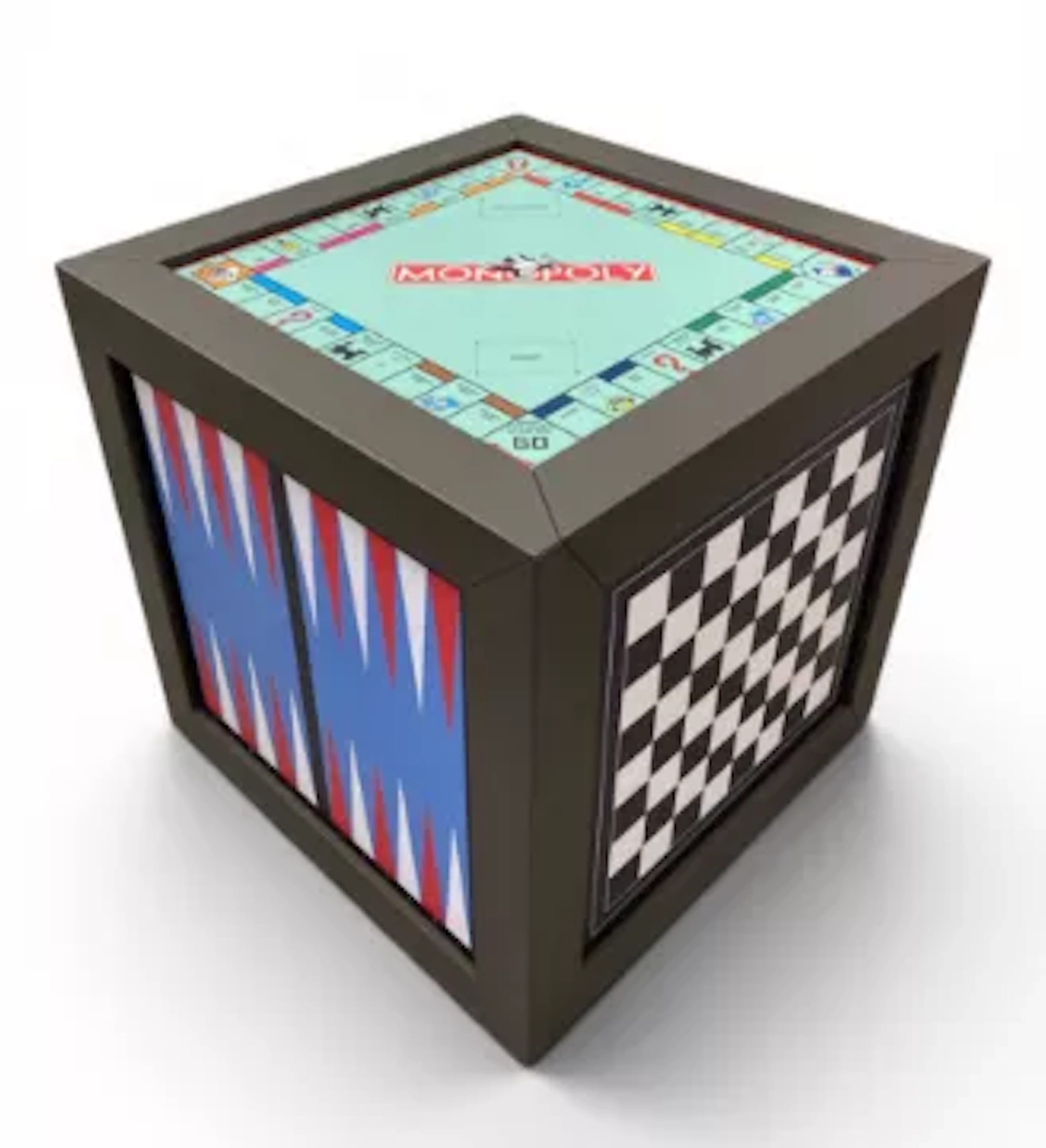 A contemporary handmade luxury Game Cube compendium with six composite
