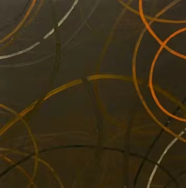 A contemporary abstract oil on canvas, signed Sandra Shashou and dated