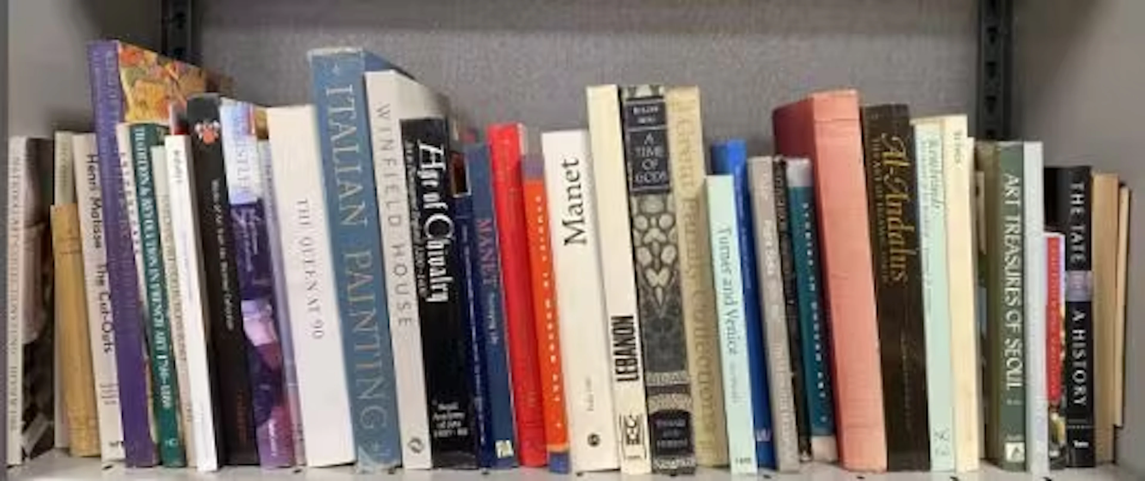 A mixed collection of forty-one art and other reference books to include