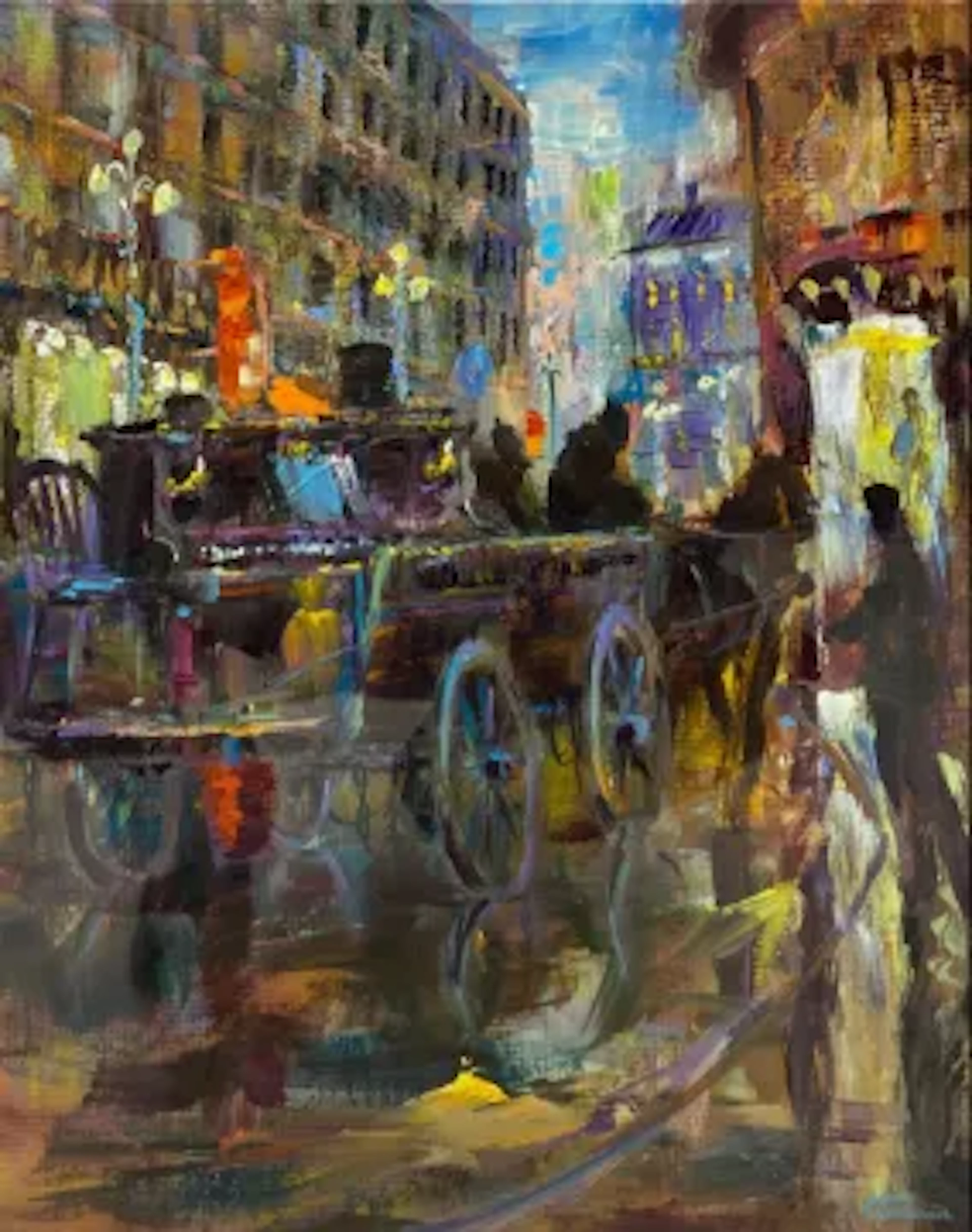 Leon Goodman (b.1960), a contemporary painting titled 'Rag and Bone
