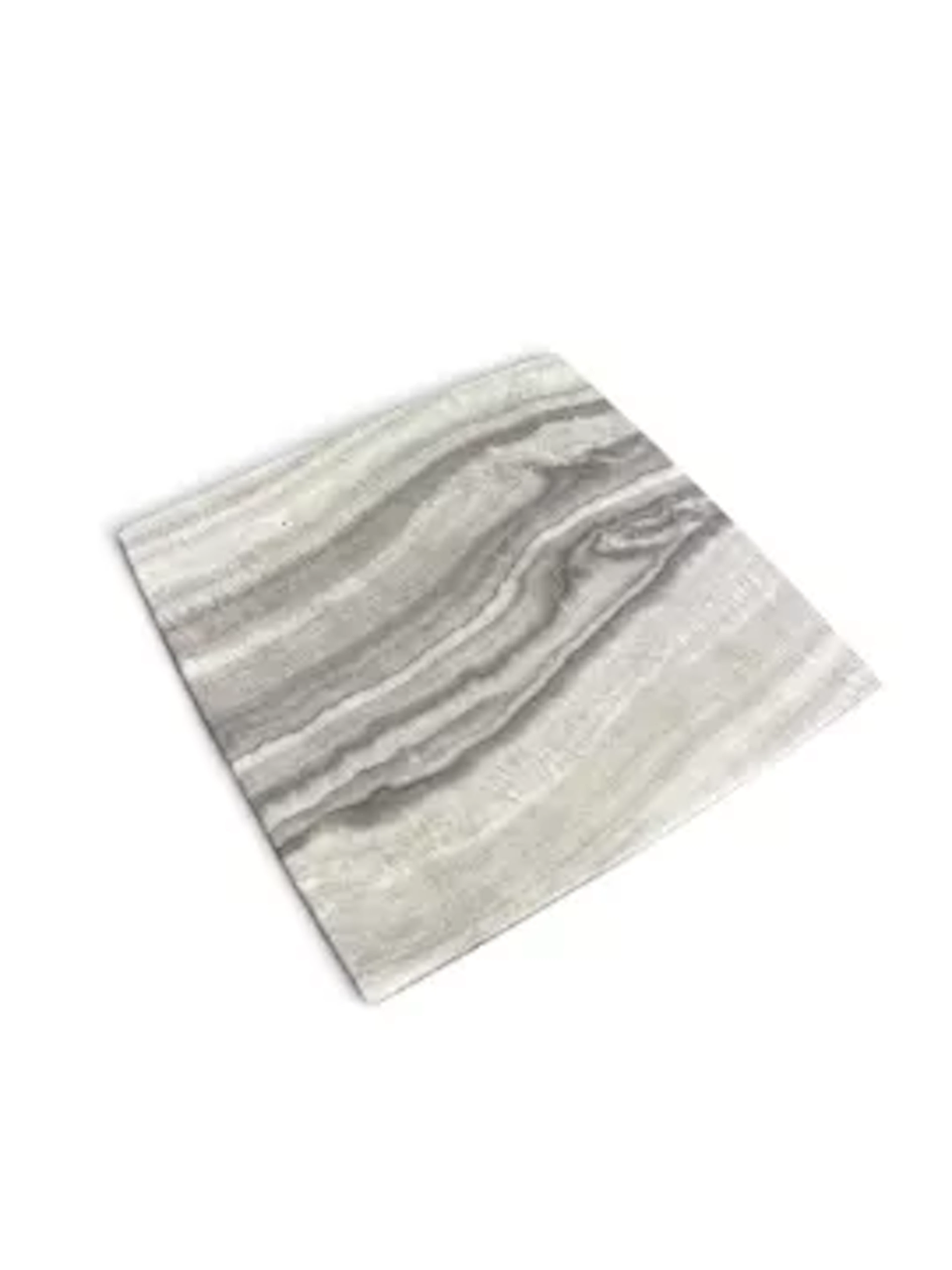 A pair of contemporary occasional side or lamp tables, brushed steel