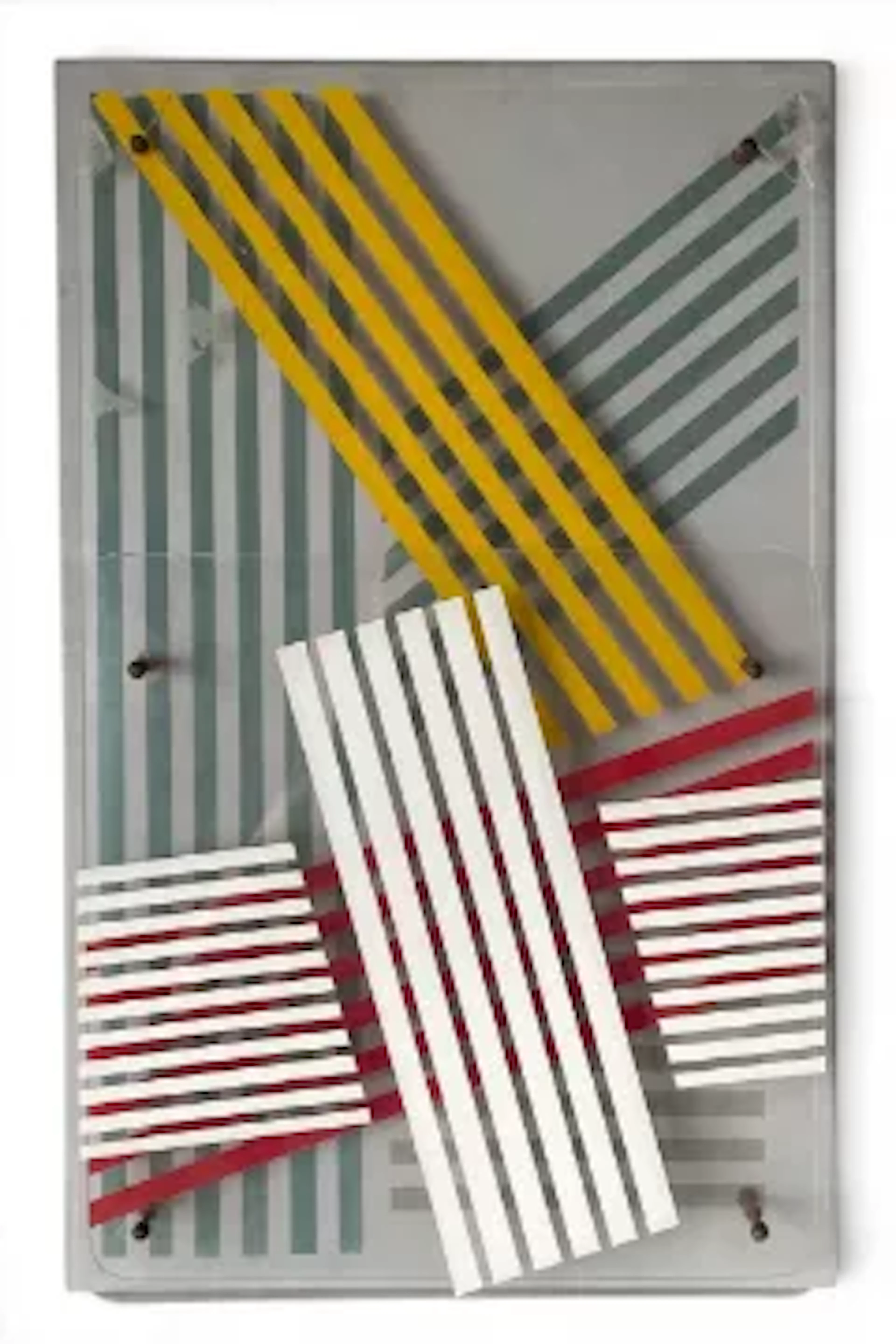 Jesús Rafael Soto (1923-2005), a modern hand painted sculptural perspex