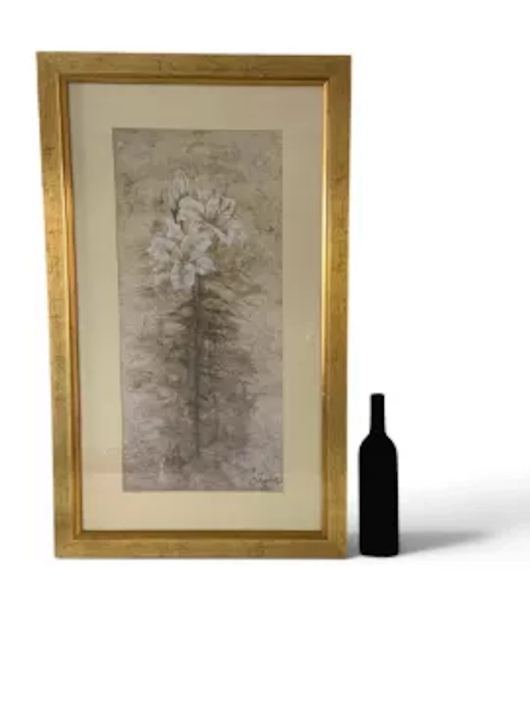 A contemporary print after B.J.Zhang titled 'Lilly Fair'. Signed bottom