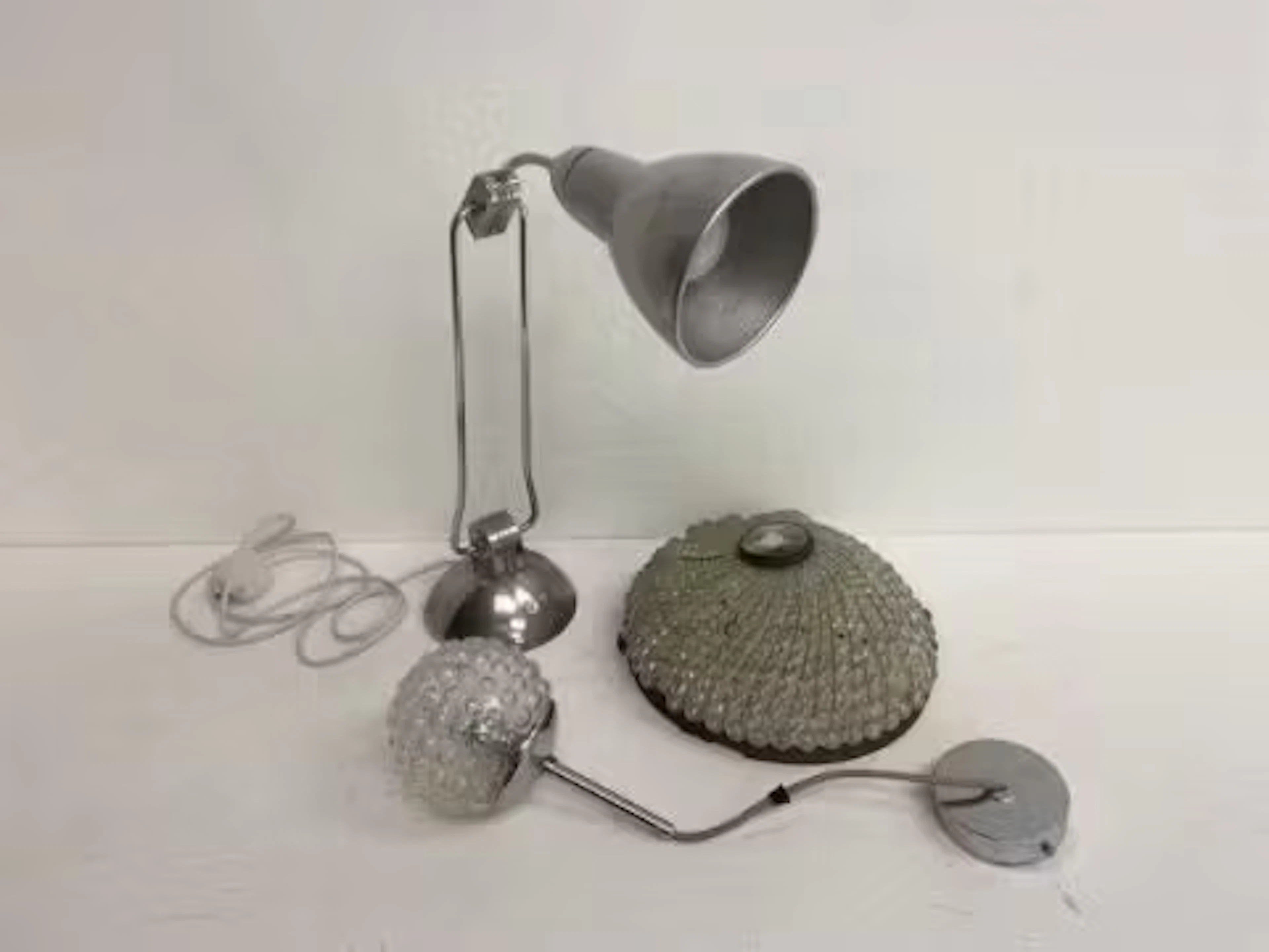 An early 20th century Jumo style table lamp after Charlotte Perriand