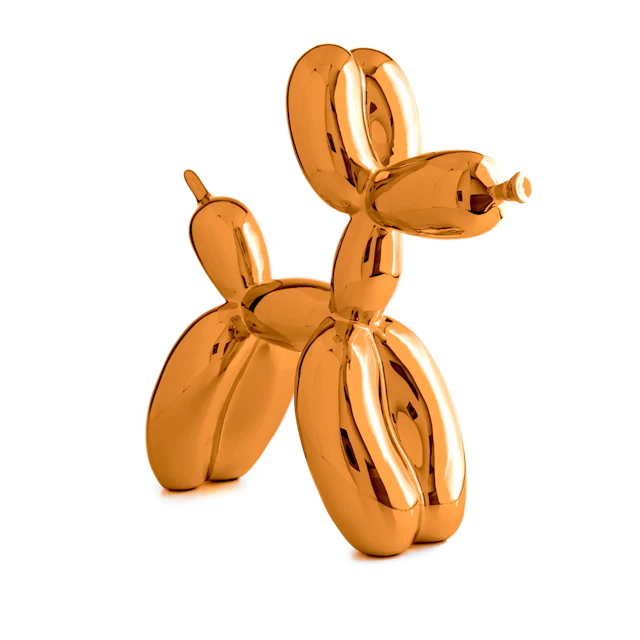 Editions Studio Art - Balloon Dog XXL (Orange Gold) - Efter Jeff Koons