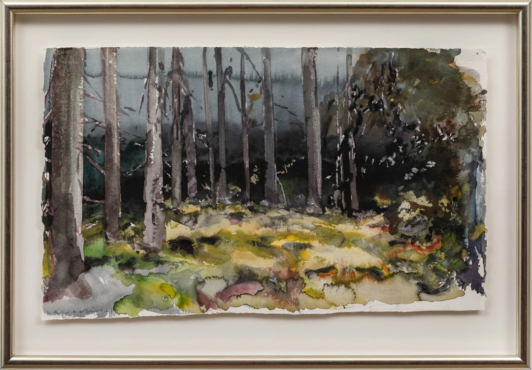 Lars Lerin - Skogsmotiv