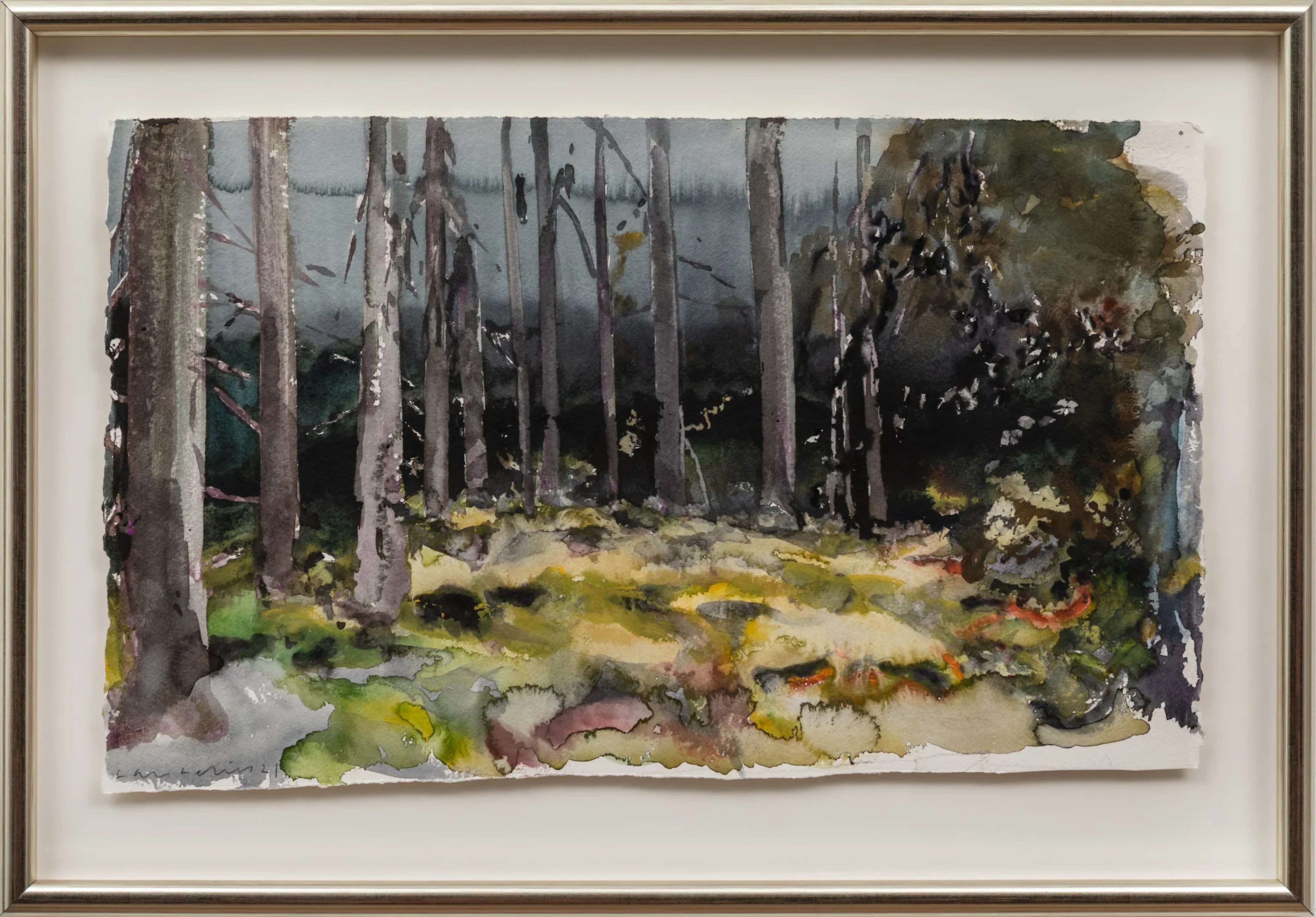 Lars Lerin - Skogsmotiv