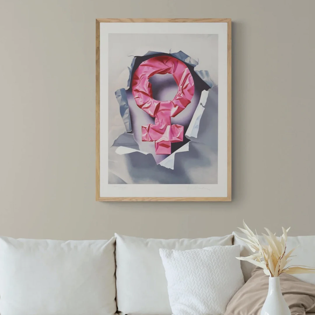 Yrjö Edelmann - Female Power Wrapped In Pink