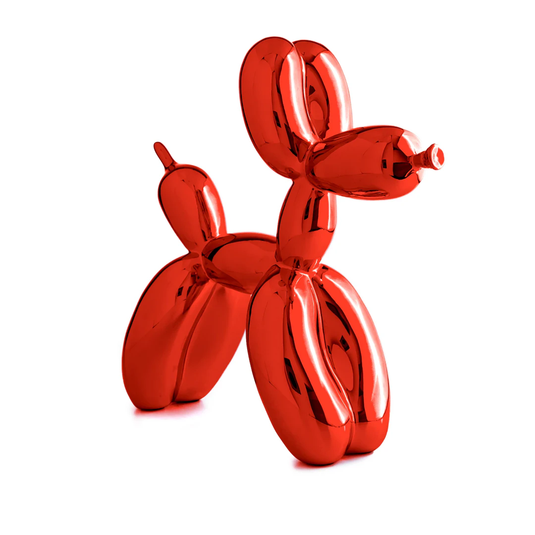 Editions Studio Art - Balloon Dog XXL (Red) - Efter Jeff Koons