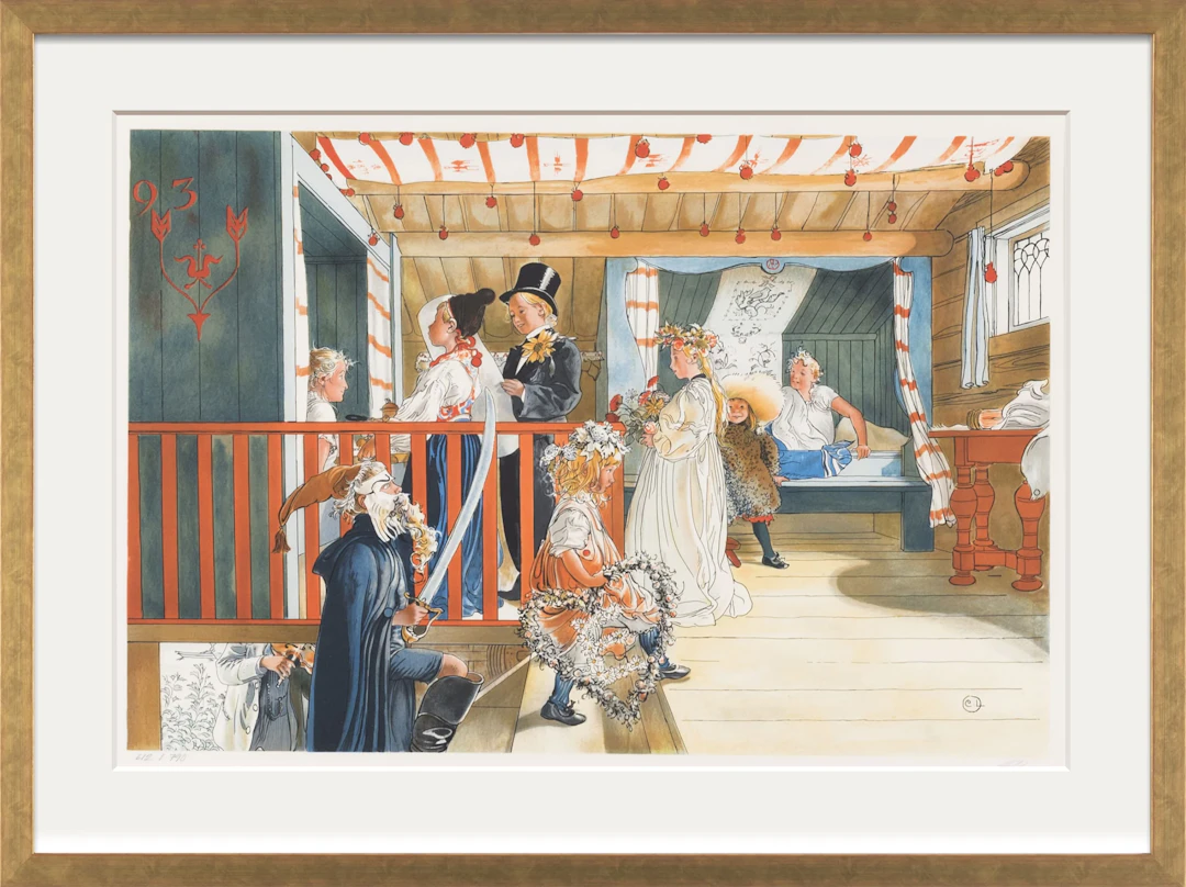 Carl Larsson - Namnsdag på Härberget