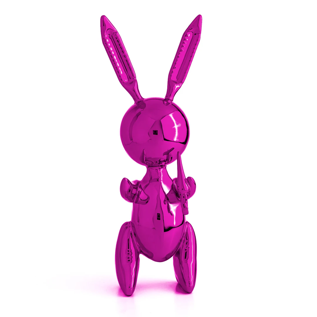 Editions Studio Art - Balloon Rabbit XL (Pink) - Efter Jeff Koons