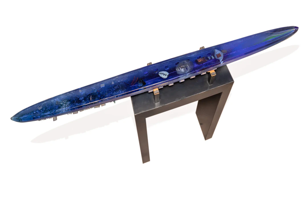 Bertil Vallien - Dark Blue Boat