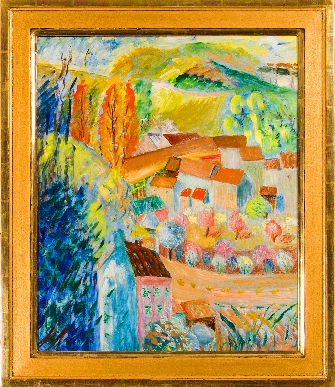 Sigrid Hjertén - Blommande fruktträd, Frankrike