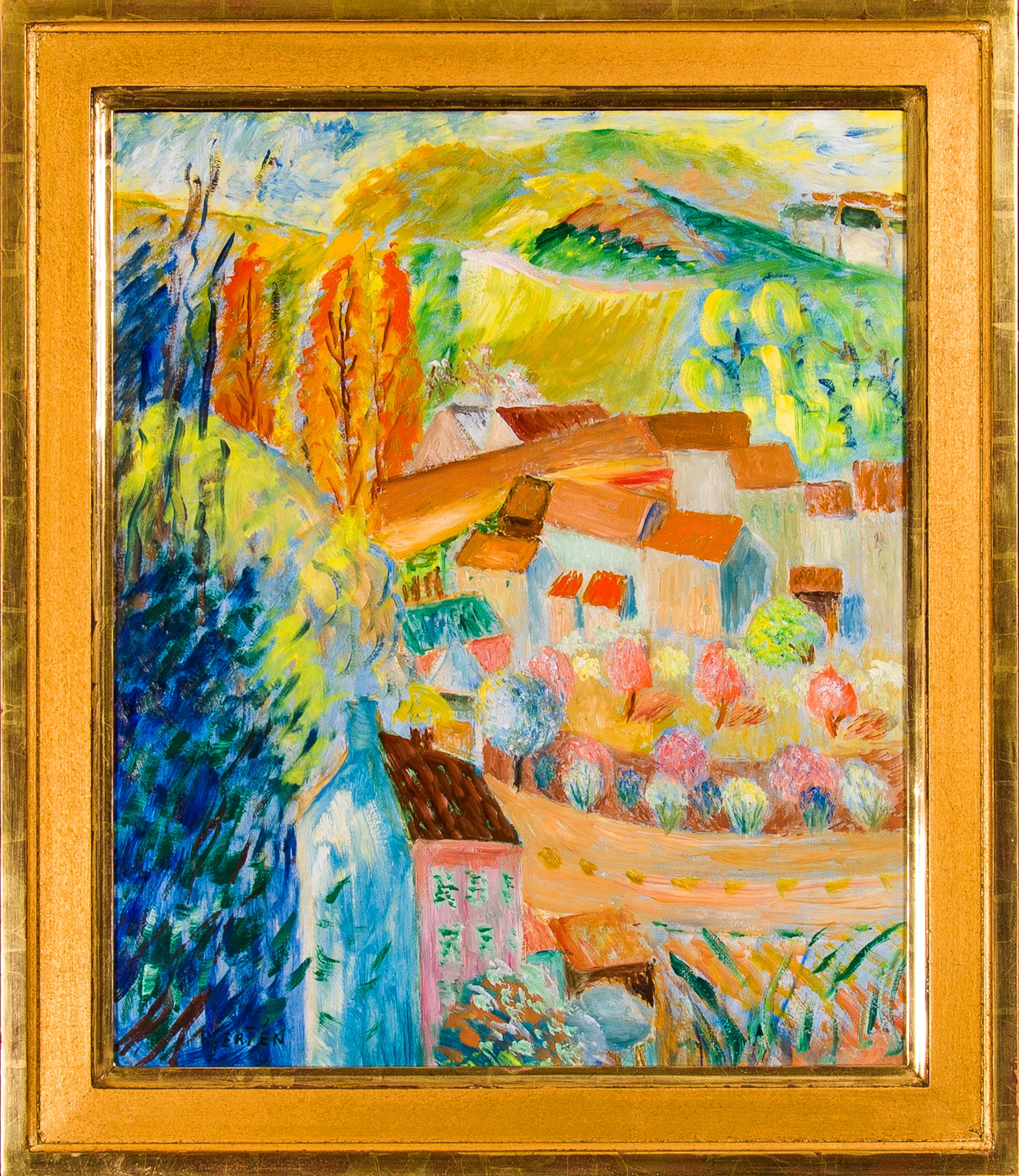 Sigrid Hjertén - Blommande fruktträd, Frankrike
