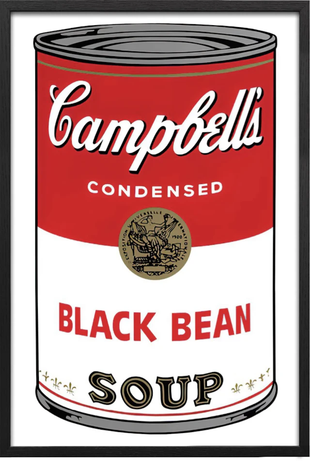 Andy Warhol - Campbell's Black Bean soup
