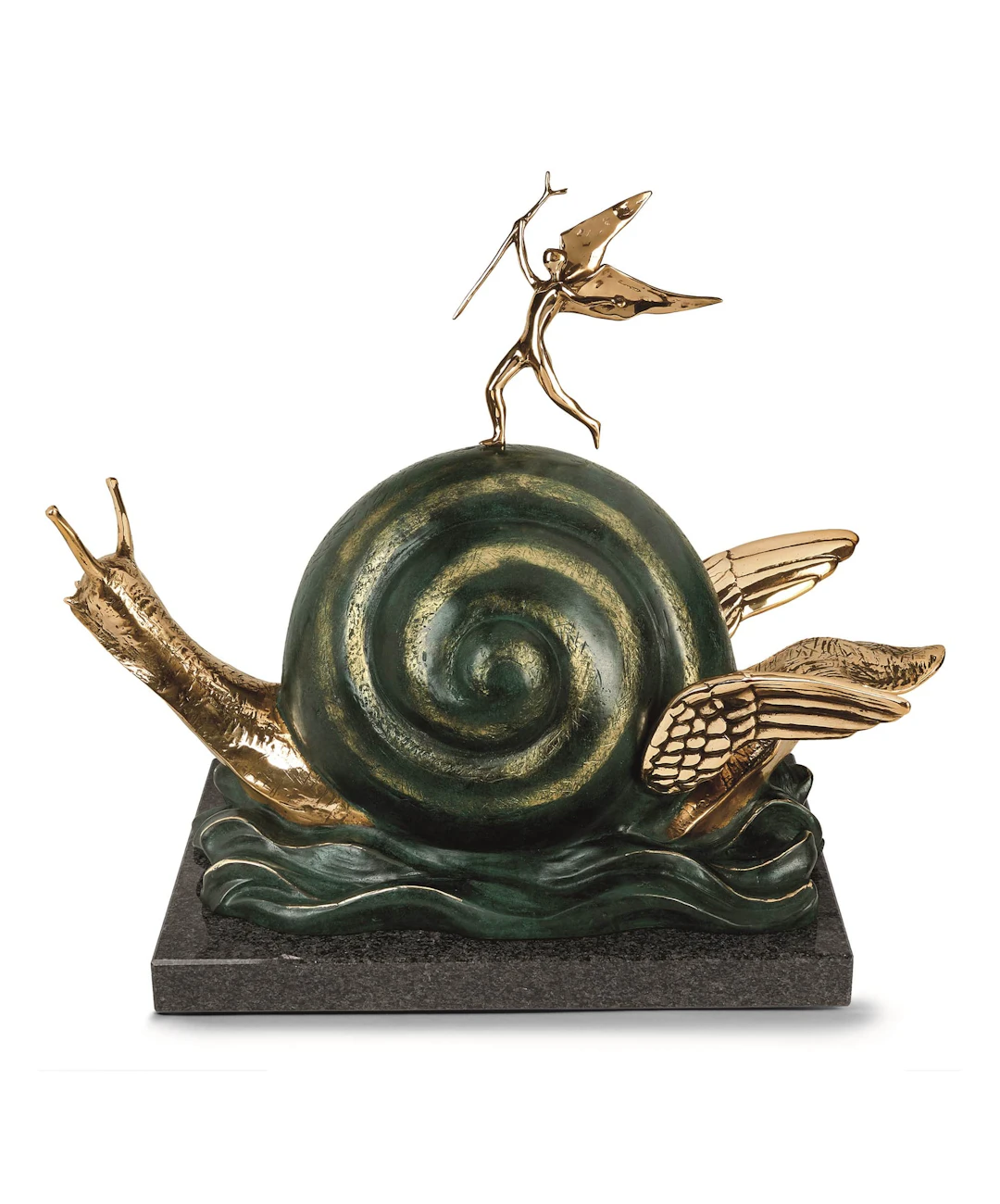 Salvador Dalí - Snail and the angel