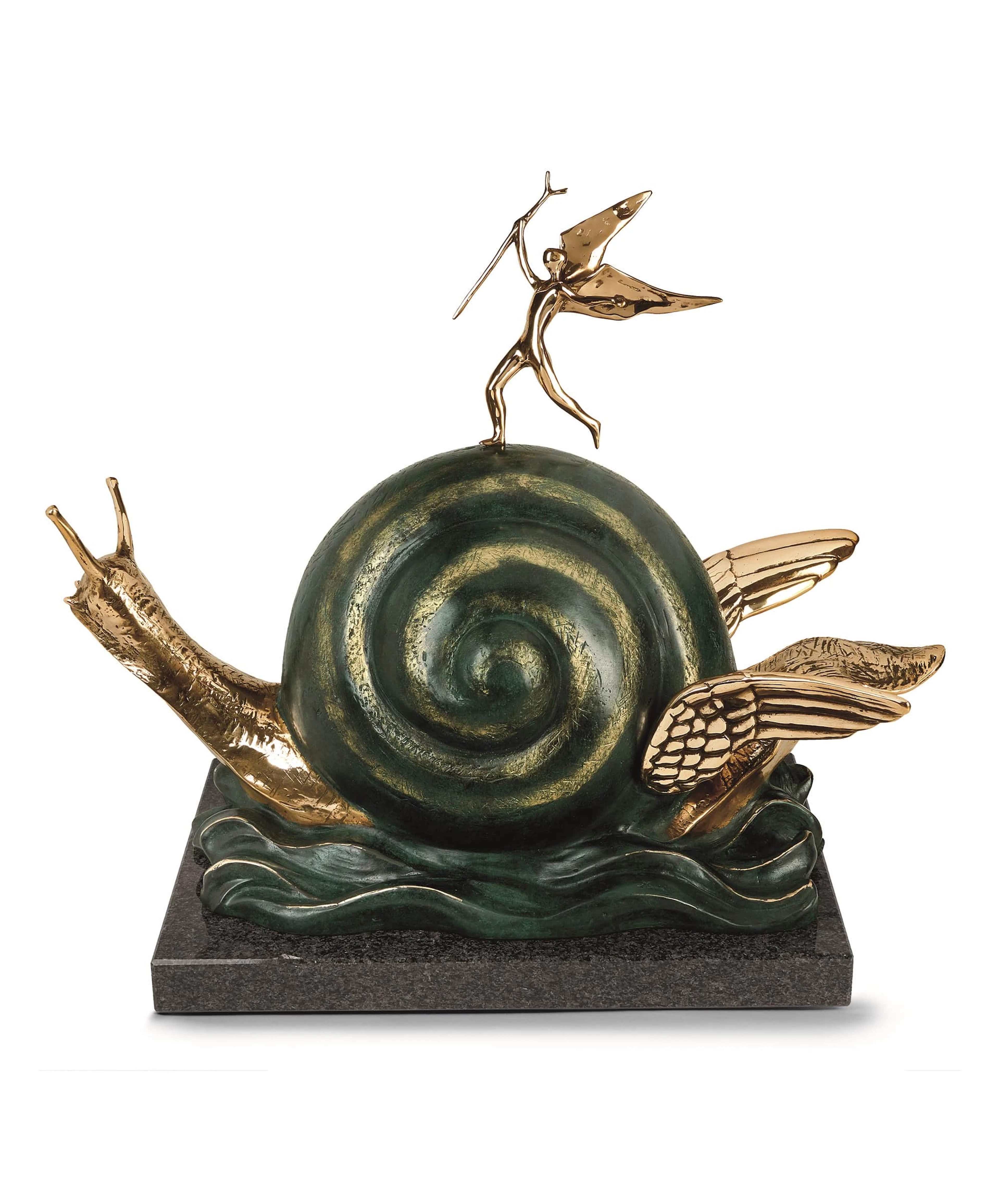 Salvador Dalí - Snail and the angel