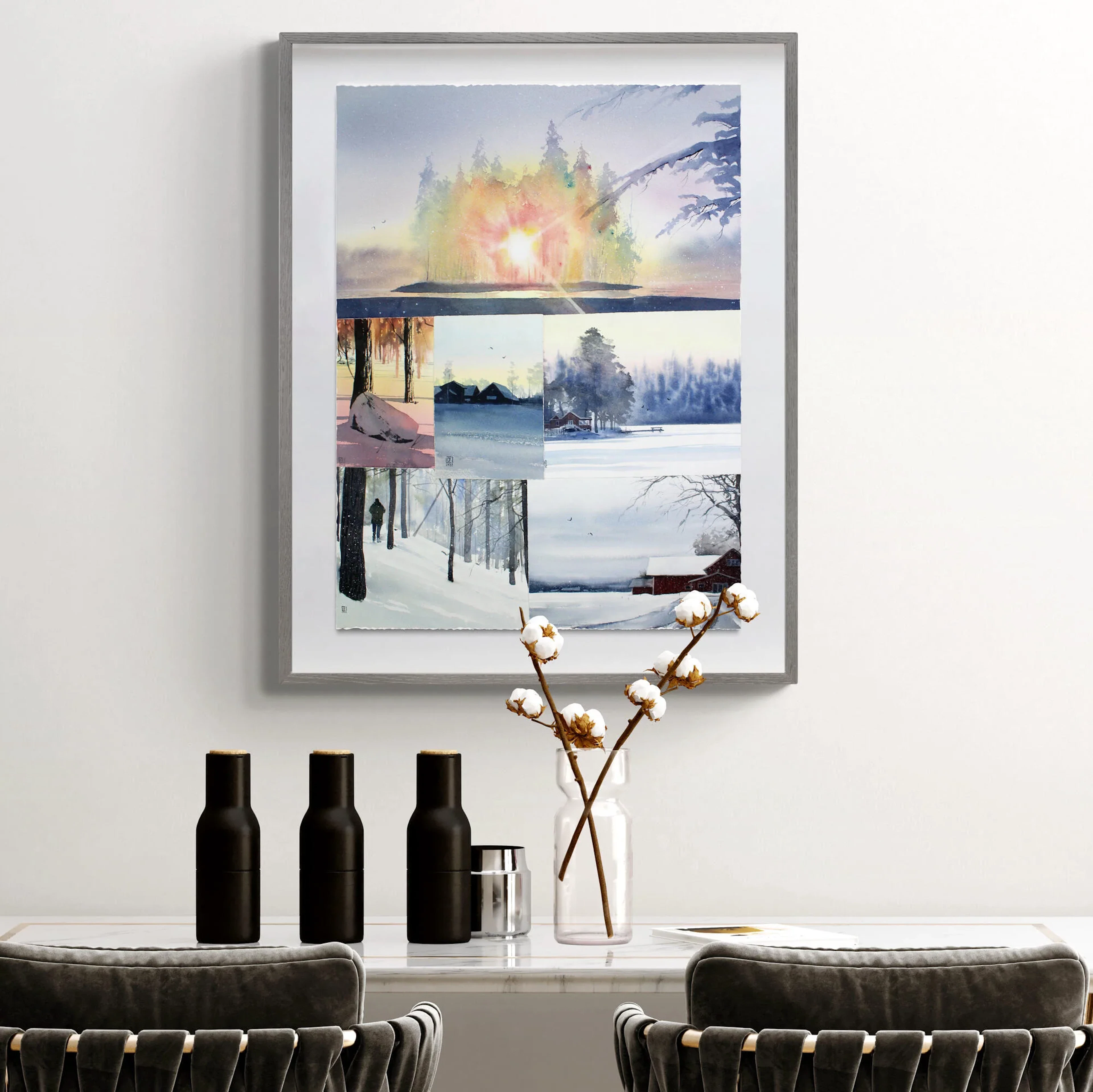 Christian Koivumaa - Collage: Vinter