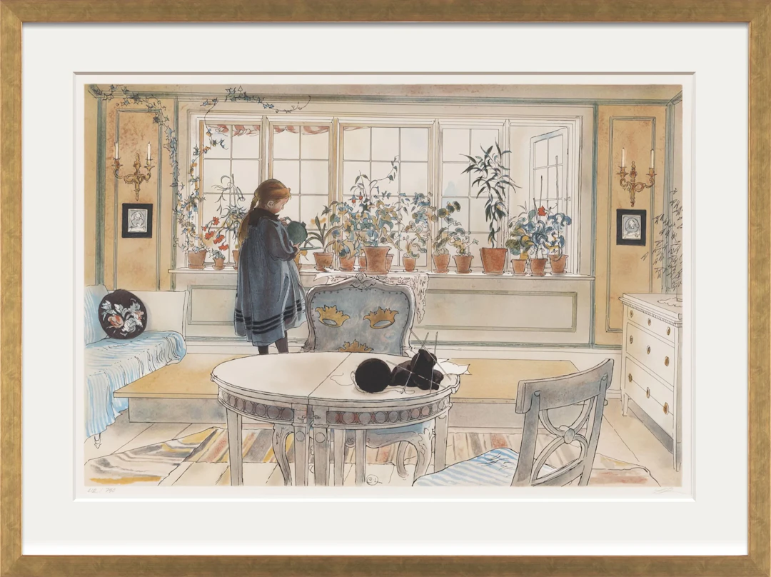 Carl Larsson - Blomsterfönstret