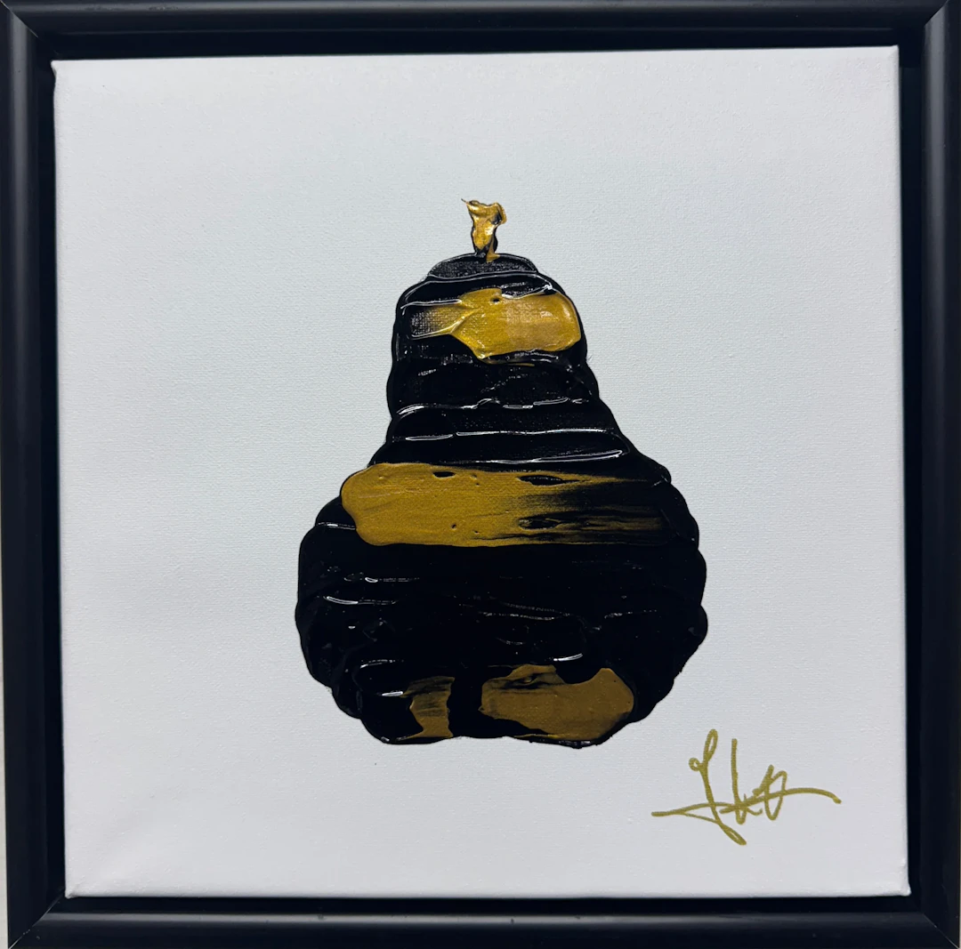 Jonas Sörensson - Golden Pearlicious - Black on White