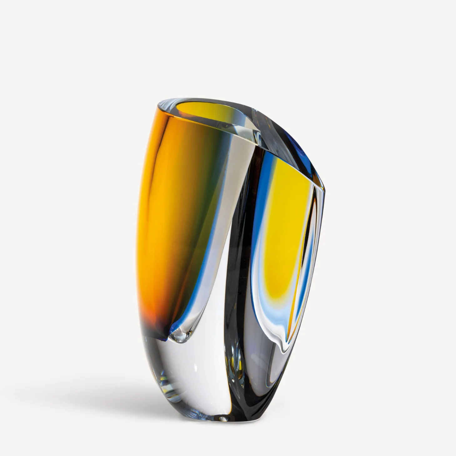Göran Wärff - Mirage: XL Vase Blue/Amber